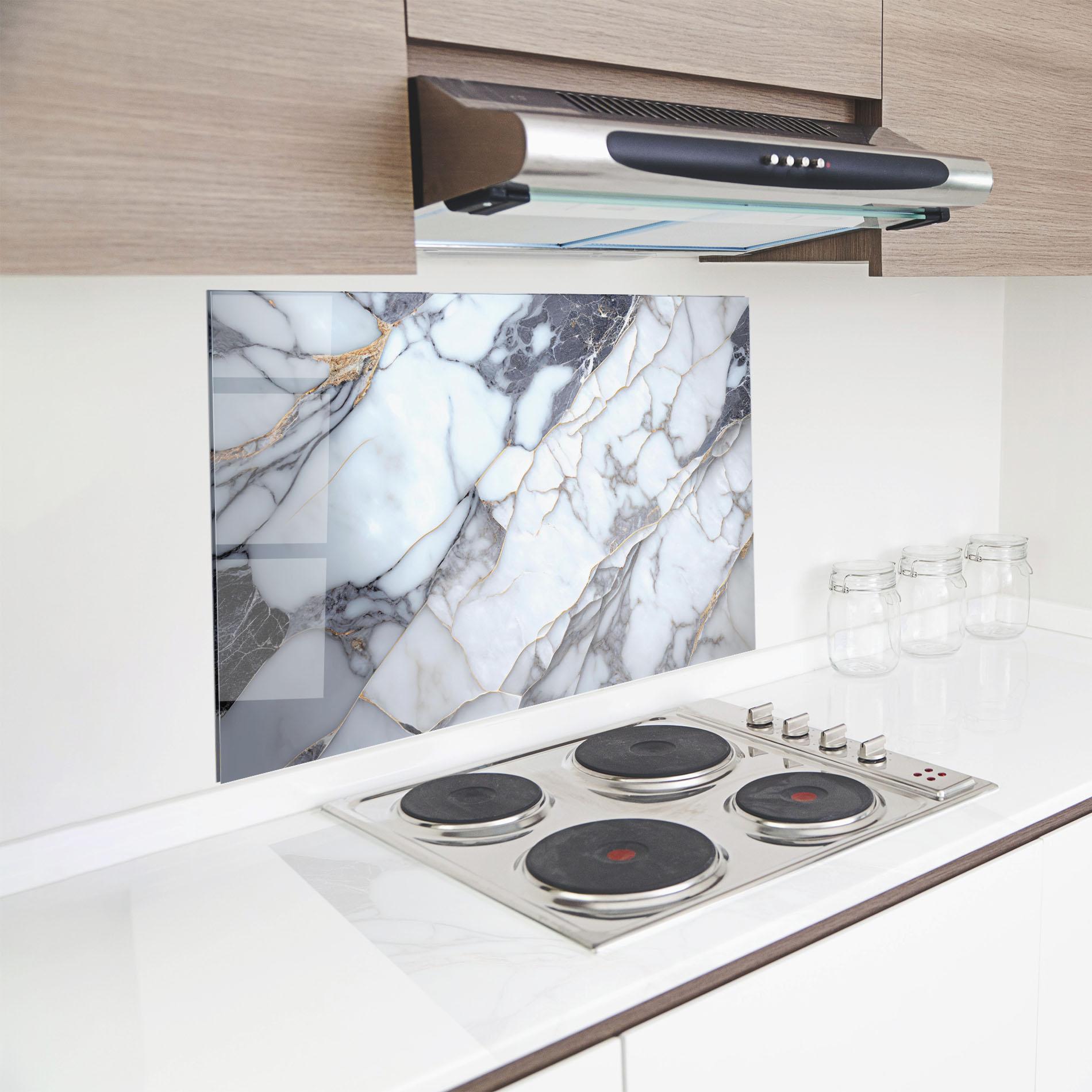 Panou Sticla Bucatarie Marble Glass mockup 8