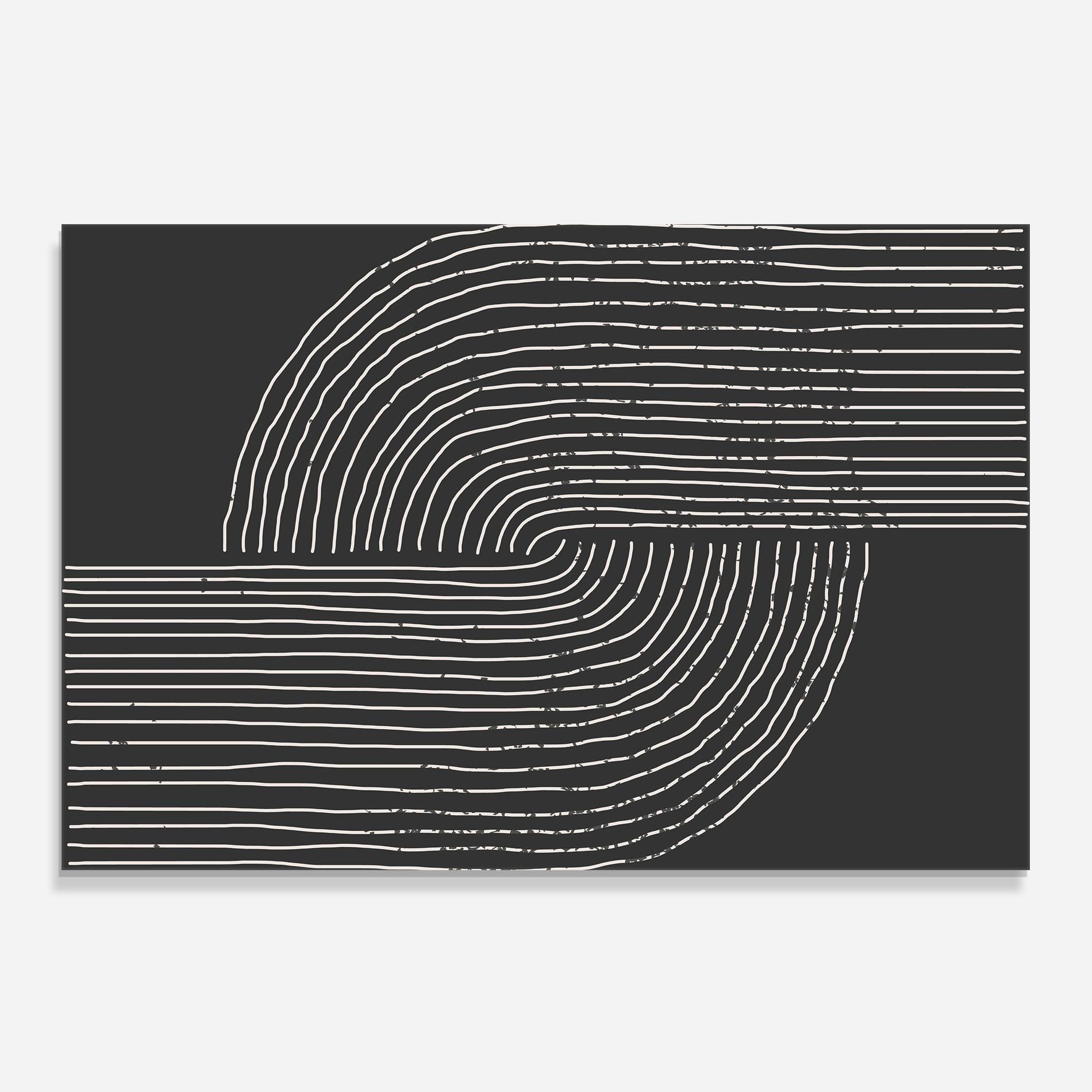 Panou Sticla Bucatarie Minimalist Circle mockup 0