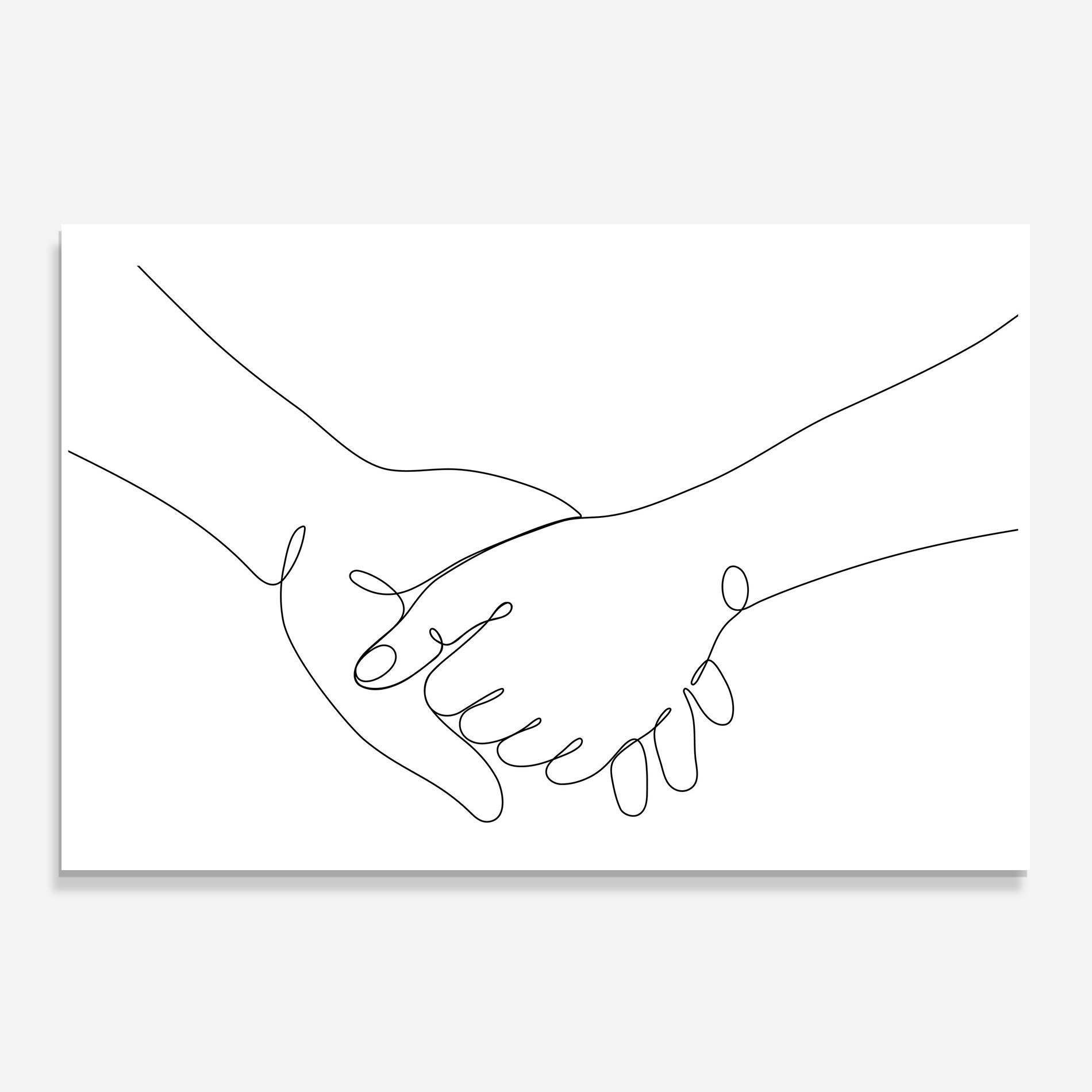 Panou Sticla Bucatarie Minimalistic Hands mockup 0