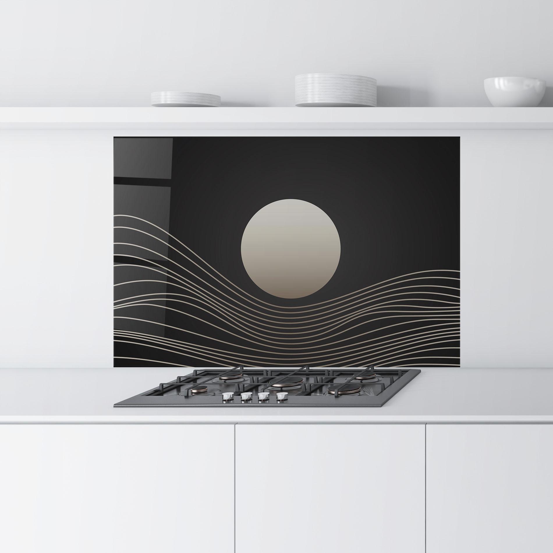 Panou Sticla Bucatarie Grey Moon mockup 9