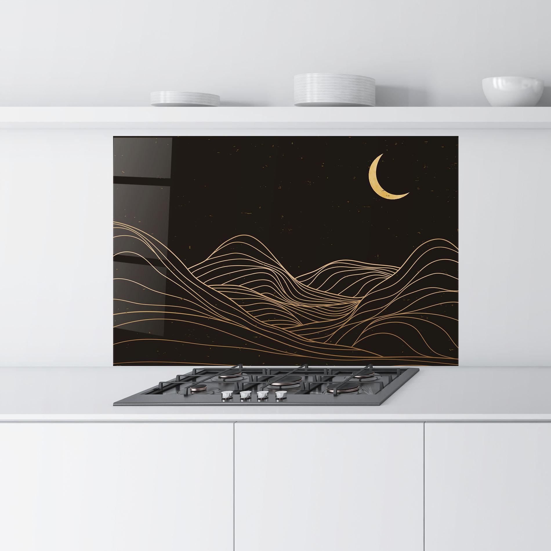 Panou Sticla Bucatarie Pretty Moon mockup 9