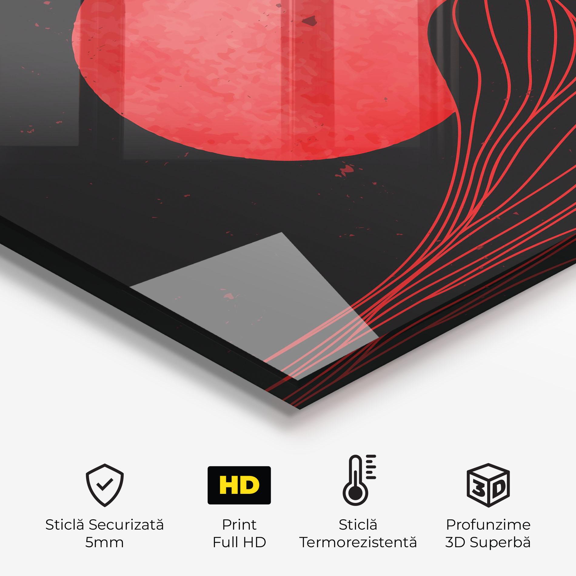 Panou Sticla Bucatarie Bloody Moon mockup 2