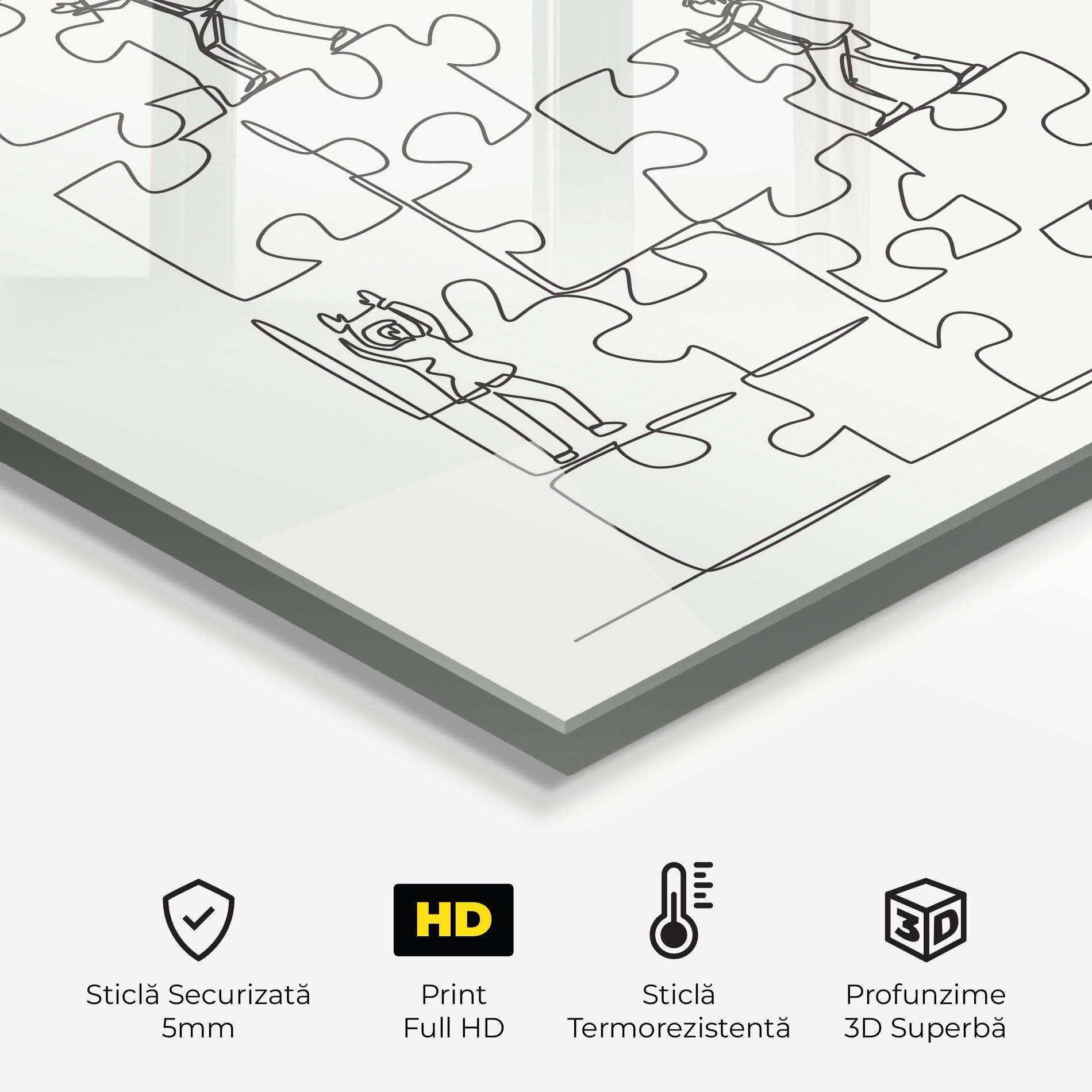 Panou Sticla Bucatarie Businessman Up mockup 2