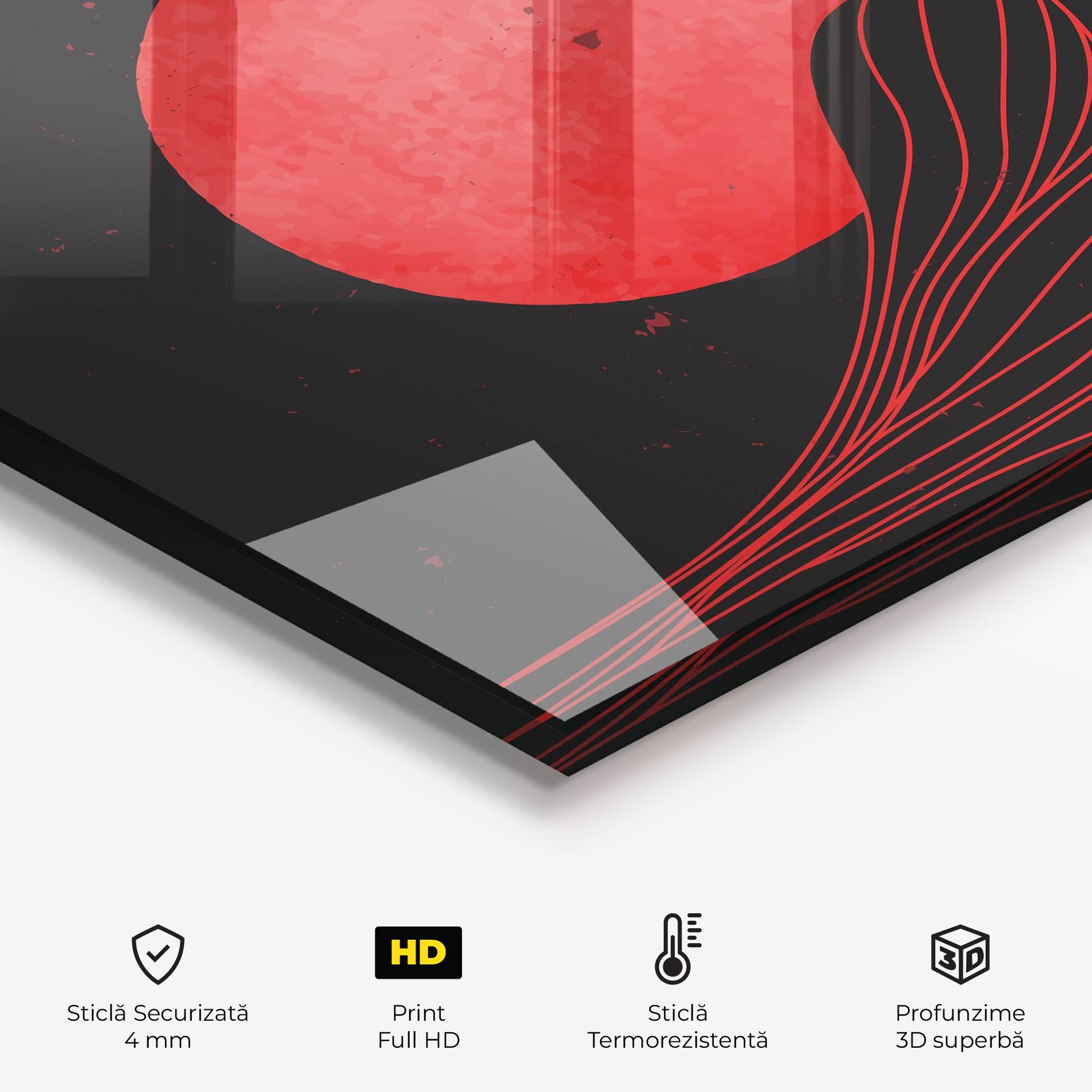 Panou Sticla Bucatarie Bloody Moon mockup 2