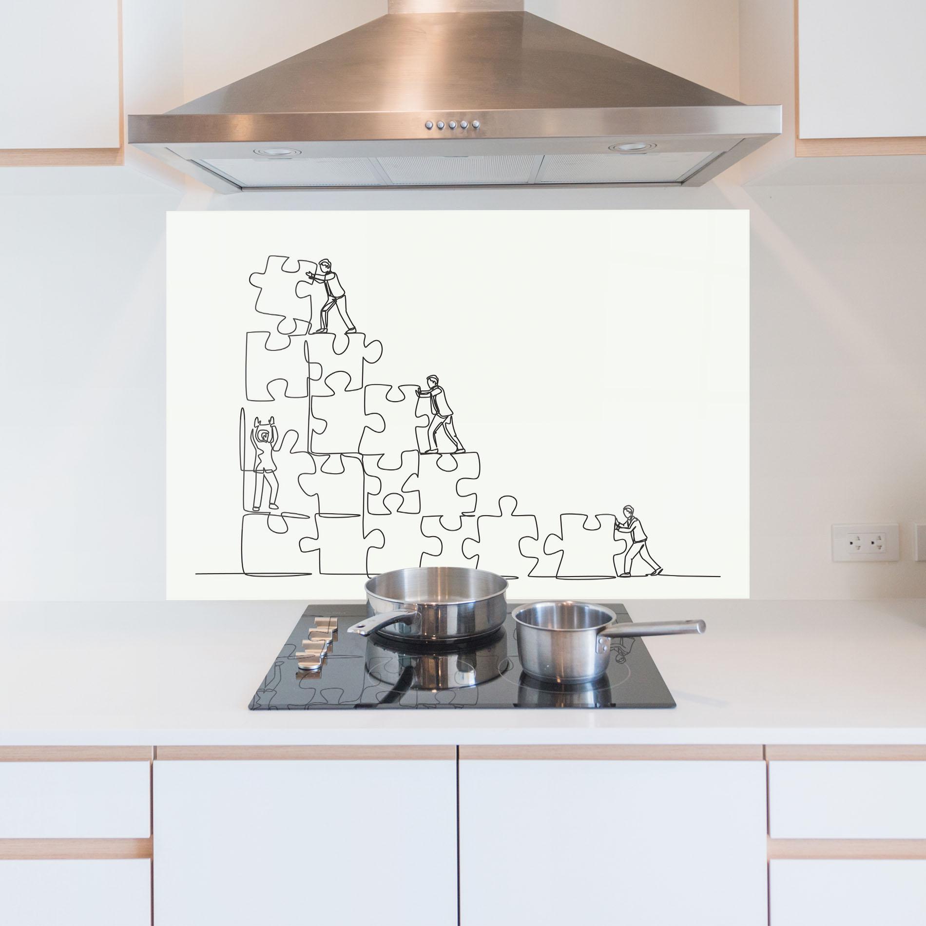 Panou Sticla Bucatarie Businessman Up mockup 5