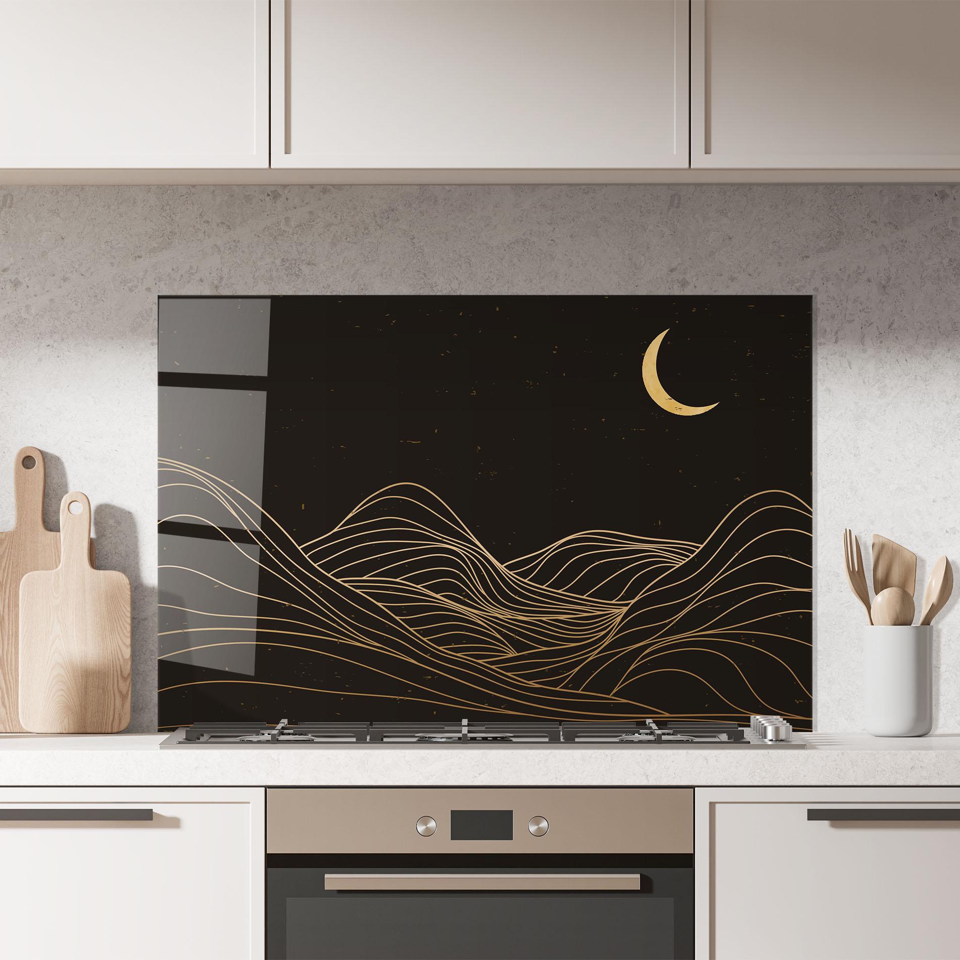 Panou Sticla Bucatarie Pretty Moon mockup 7