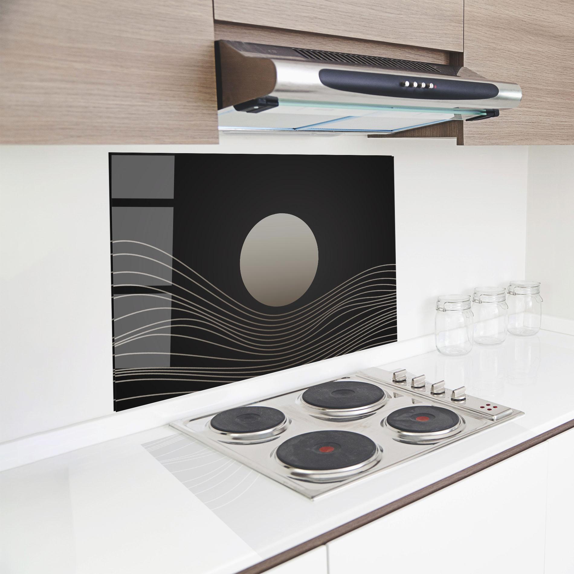 Panou Sticla Bucatarie Grey Moon mockup 8
