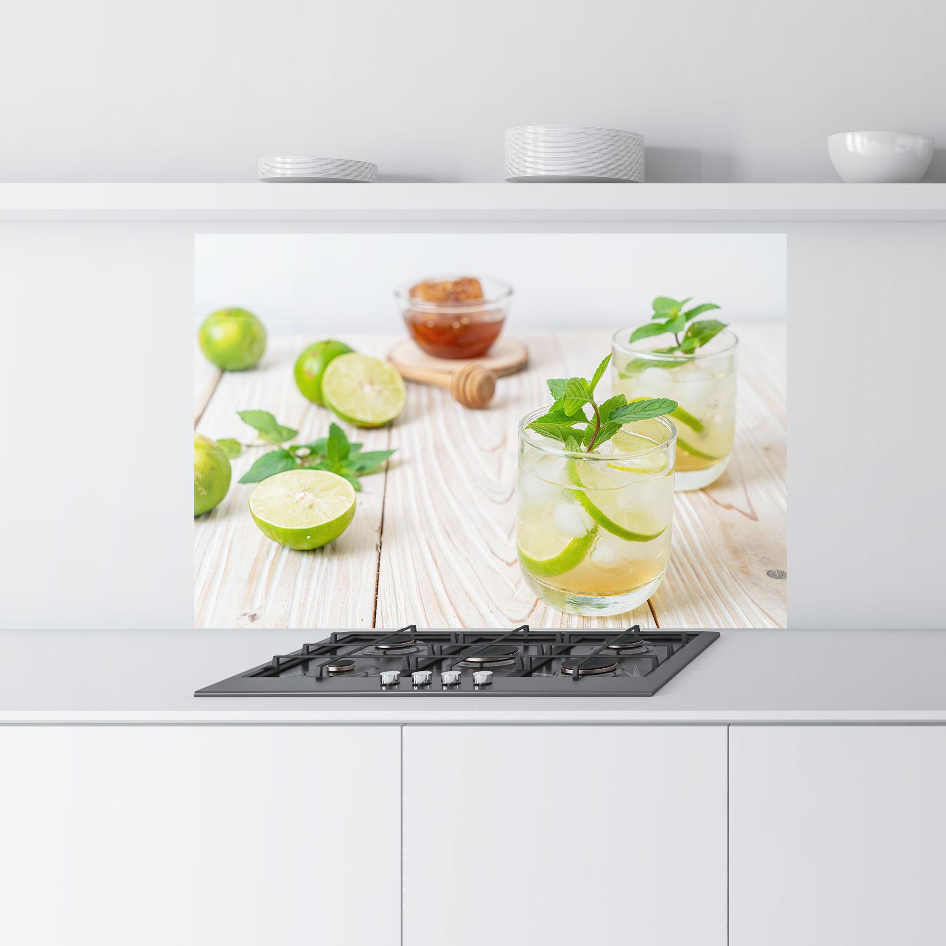 Panou Sticla Bucatarie Iced Honey mockup 9