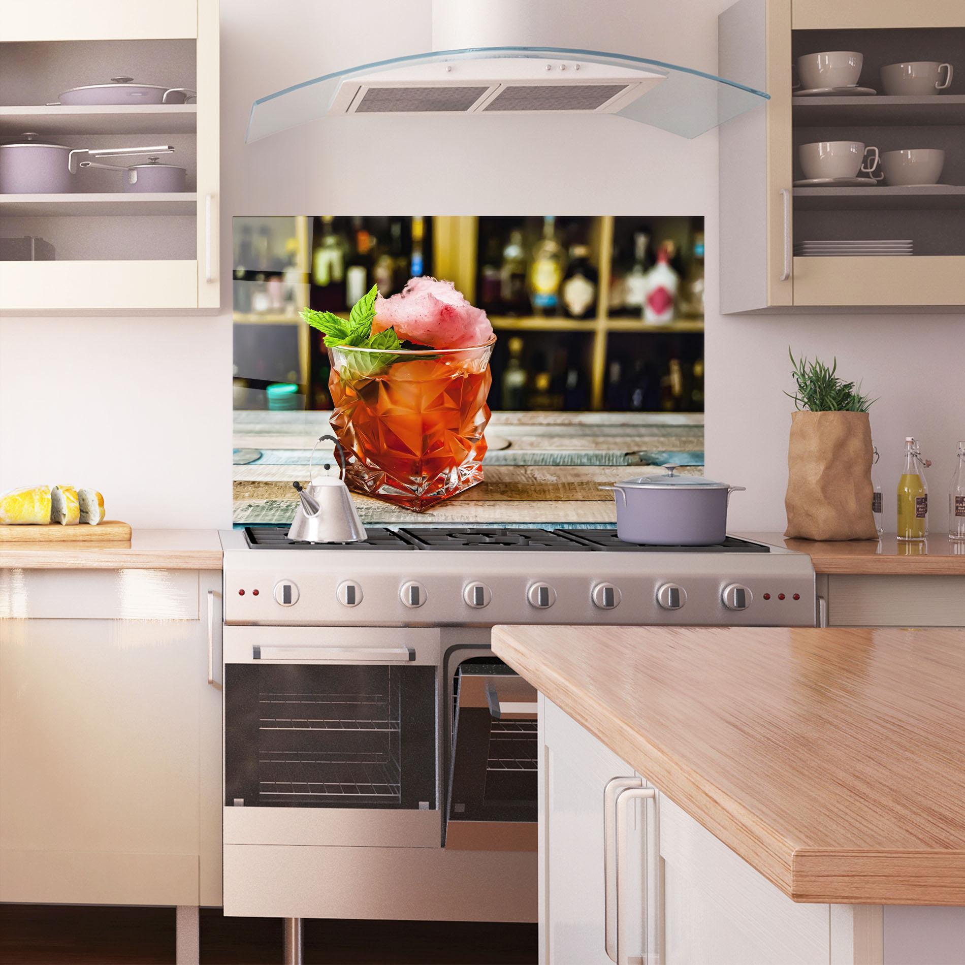 Panou Sticla Bucatarie Cola Drink mockup 1