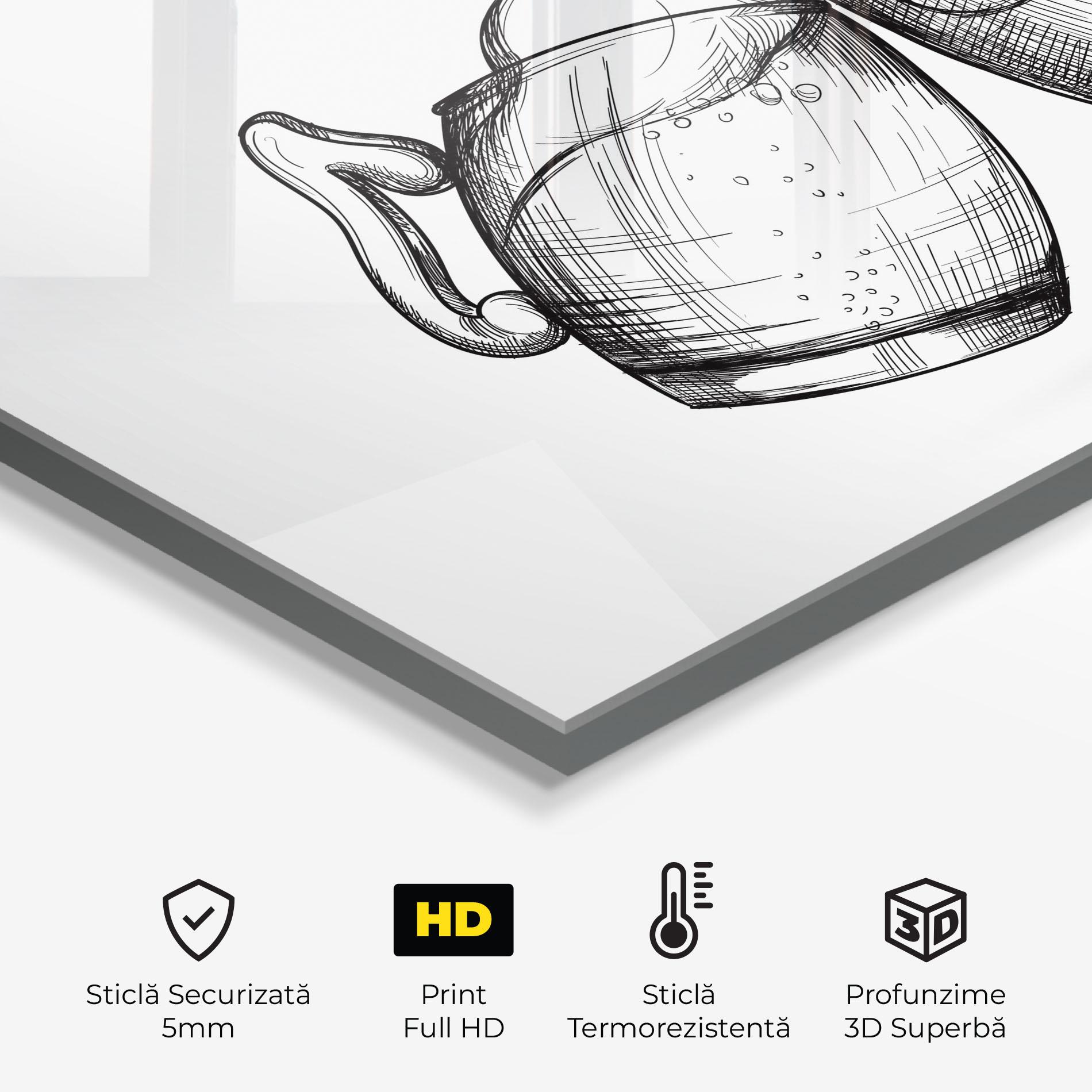 Panou Sticla Bucatarie Beer Clash mockup 2