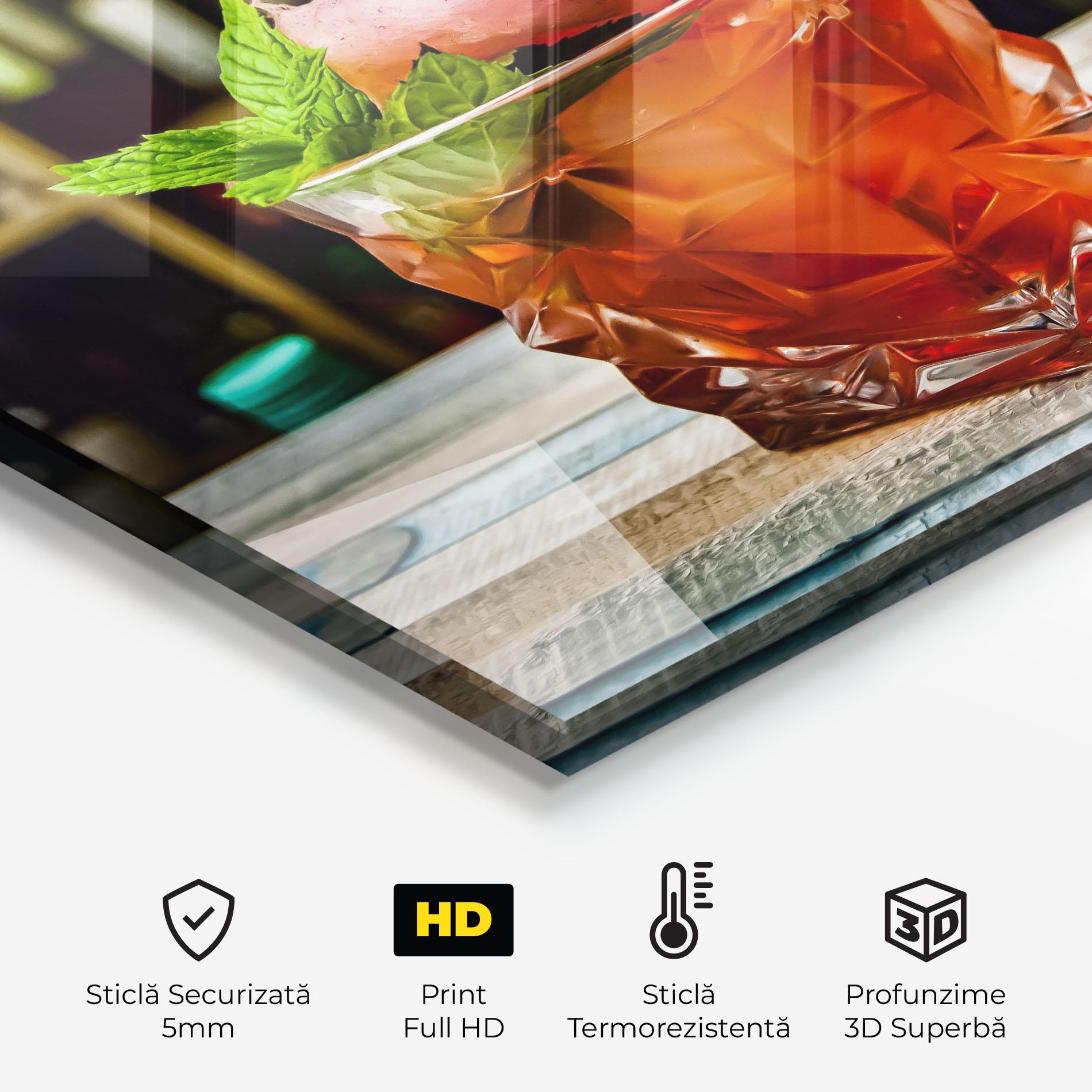 Panou Sticla Bucatarie Cola Drink mockup 2