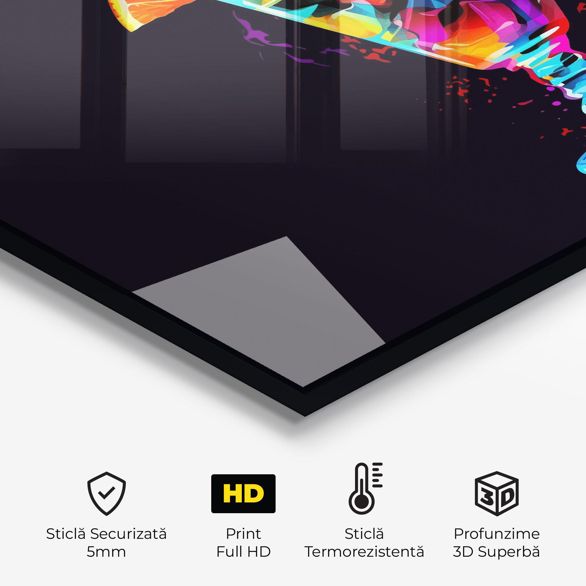 Panou Sticla Bucatarie Colorful Cocktail mockup 2