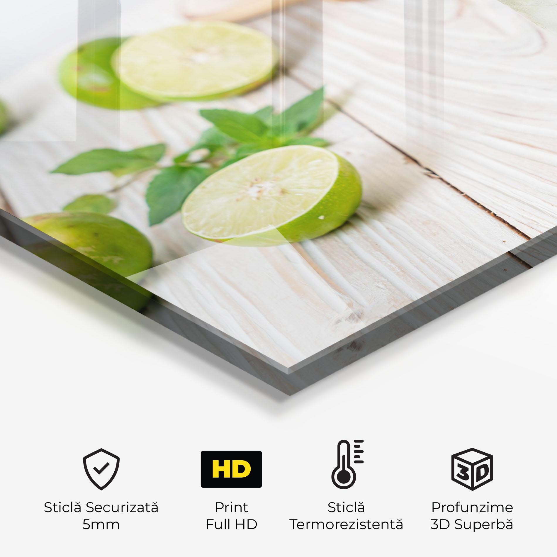 Panou Sticla Bucatarie Iced Honey mockup 2