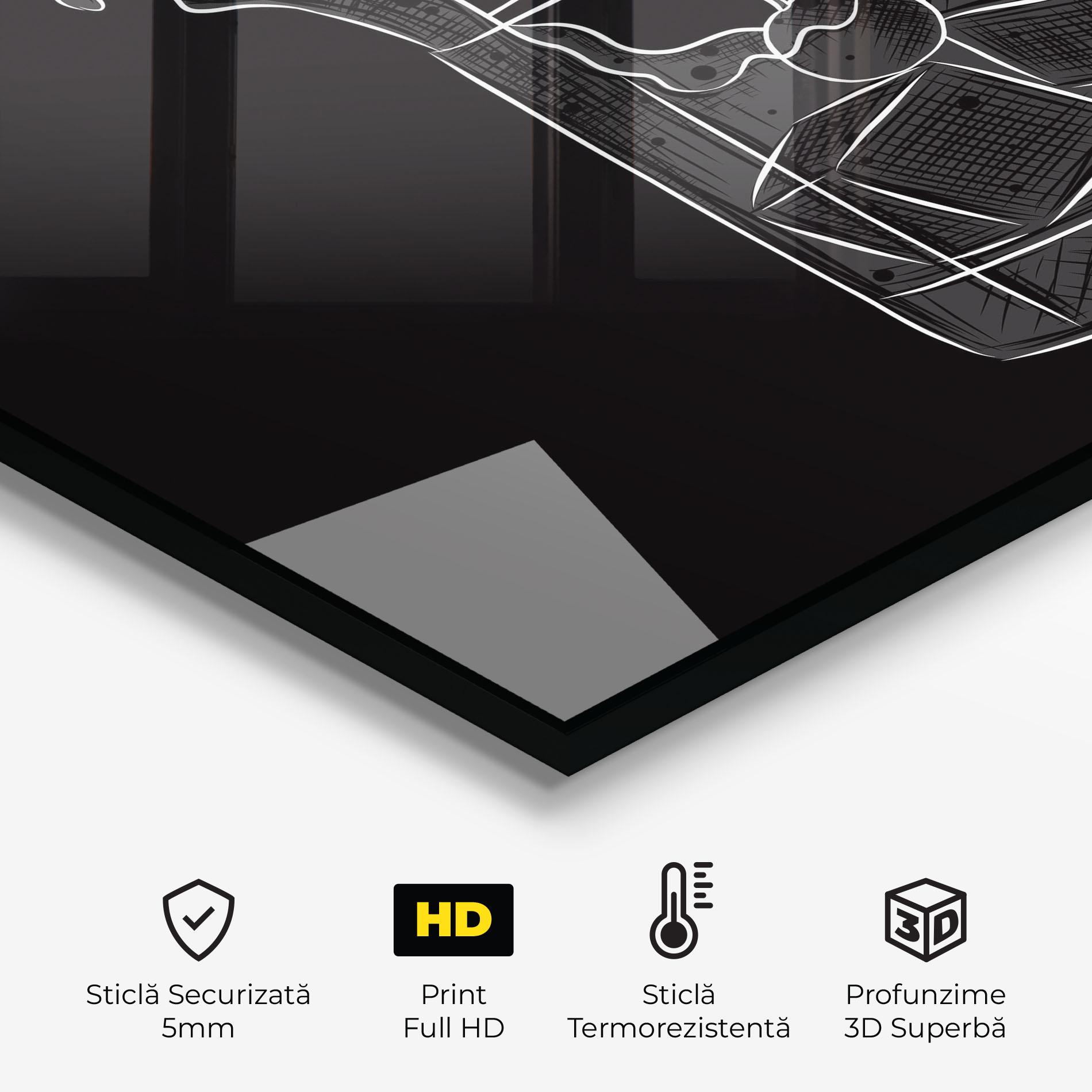 Panou Sticla Bucatarie Lime Drink mockup 2