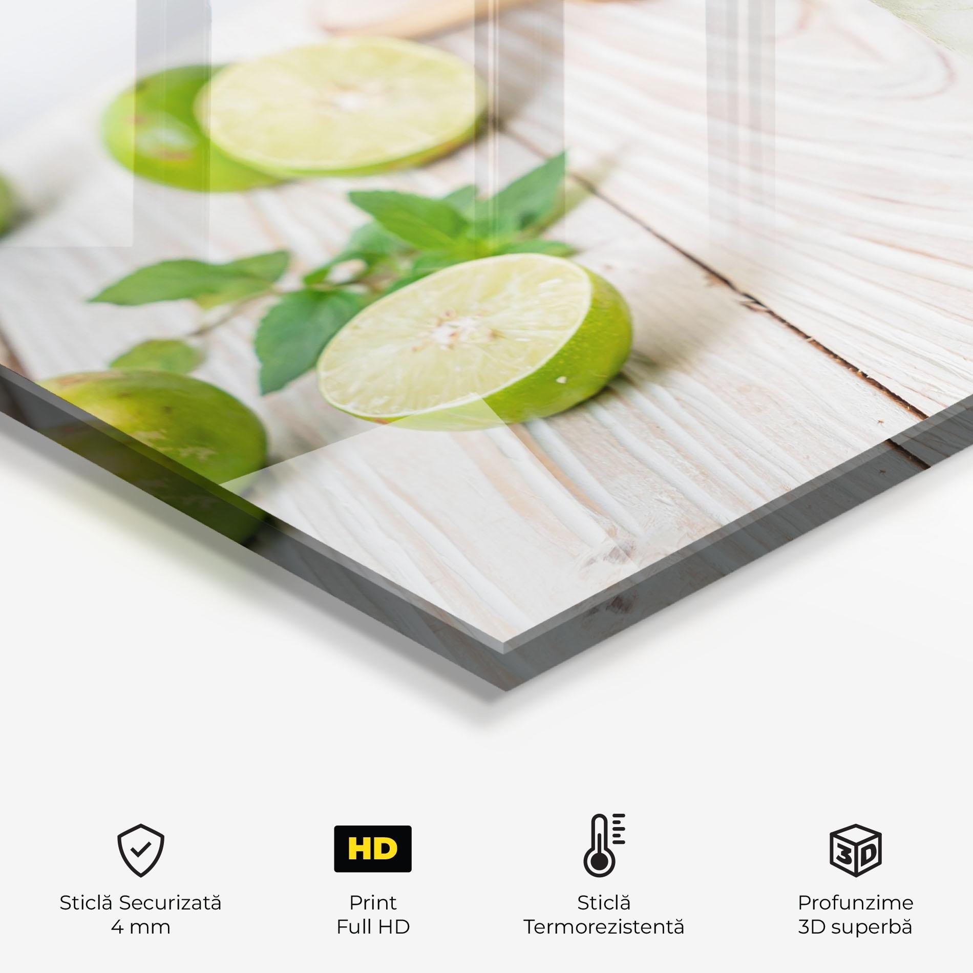 Panou Sticla Bucatarie Iced Honey mockup 2