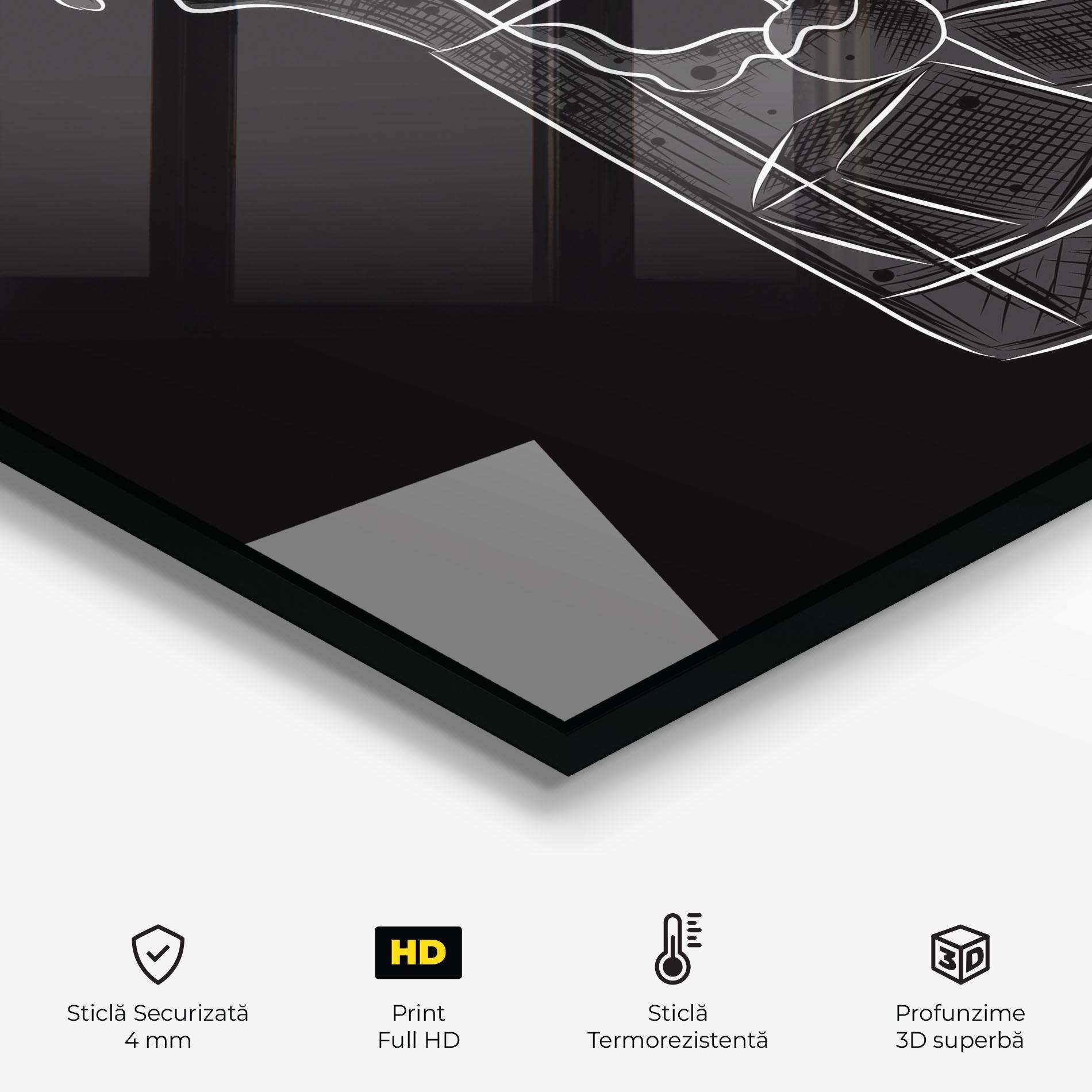 Panou Sticla Bucatarie Lime Drink mockup 2