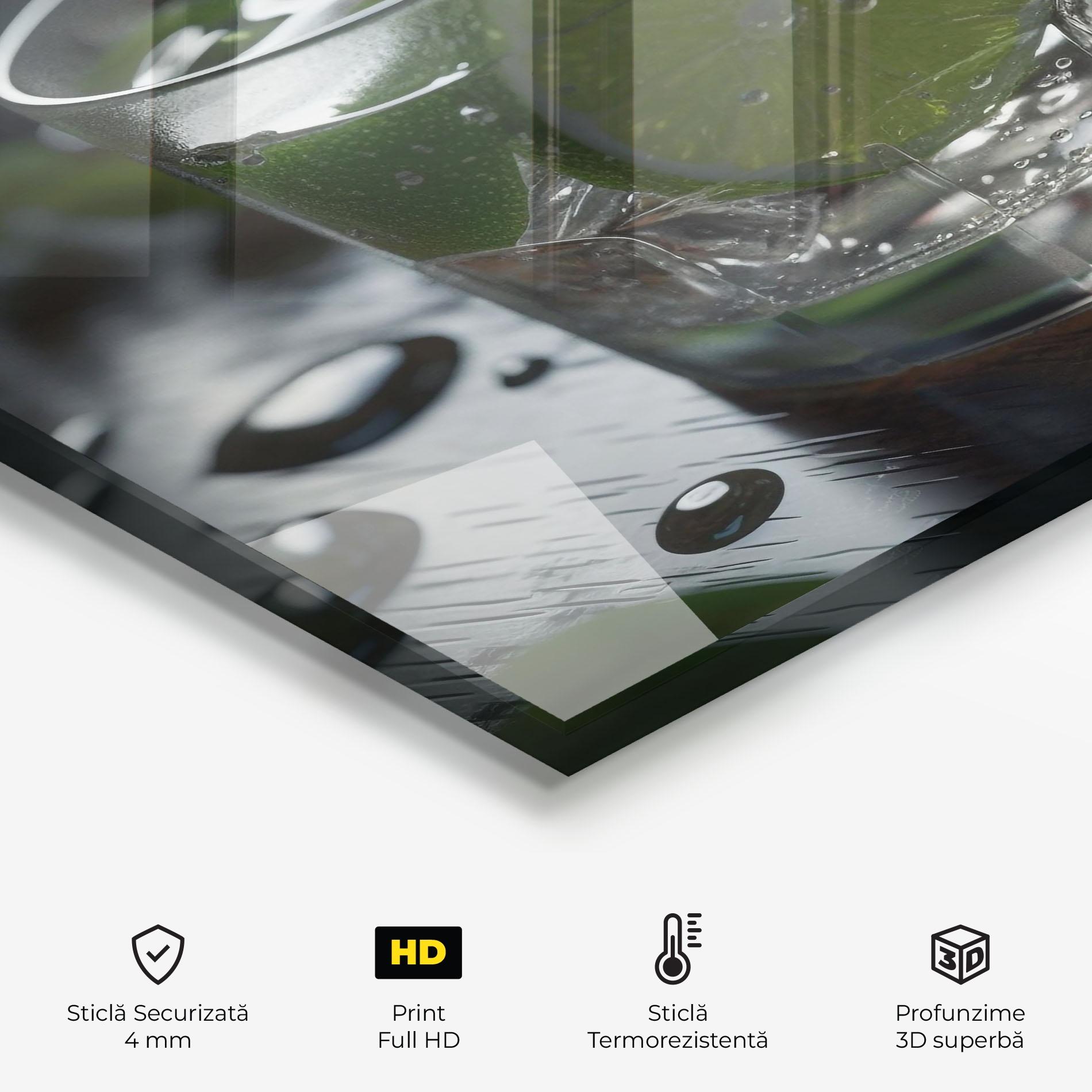 Panou Sticla Bucatarie Mojito Cocktail mockup 2