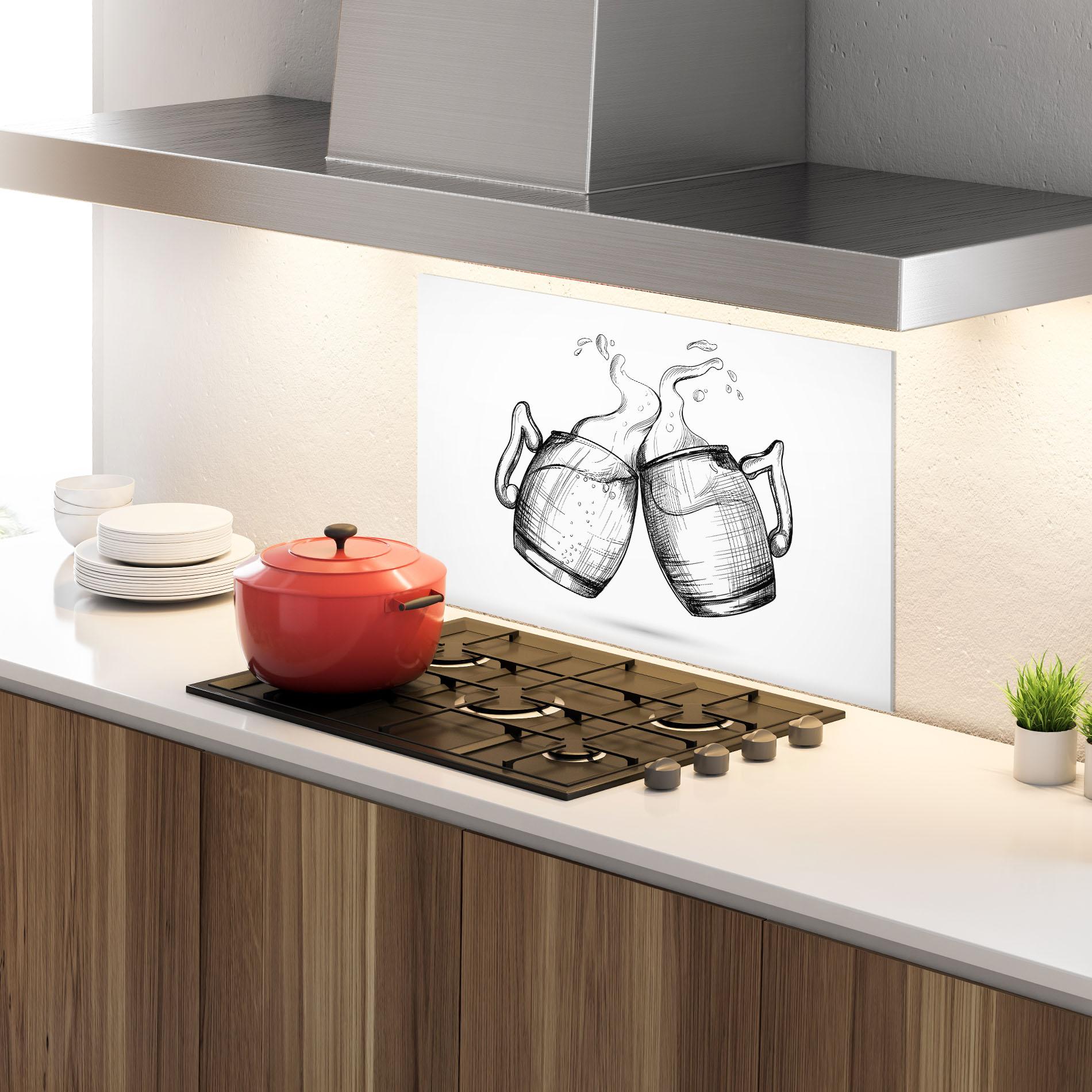 Panou Sticla Bucatarie Beer Clash mockup 4