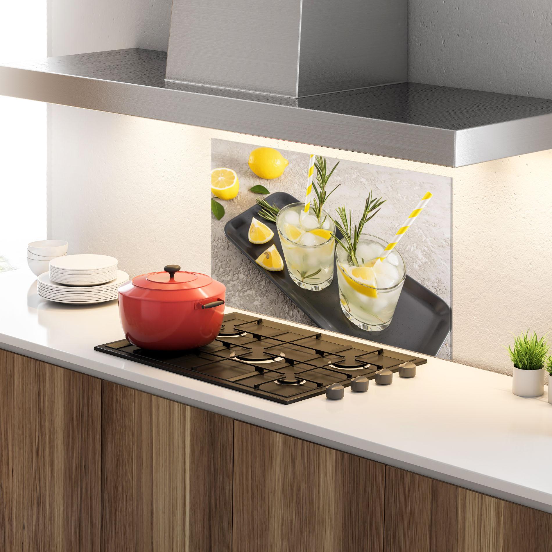 Panou Sticla Bucatarie Fruit Vitamin Water mockup 4