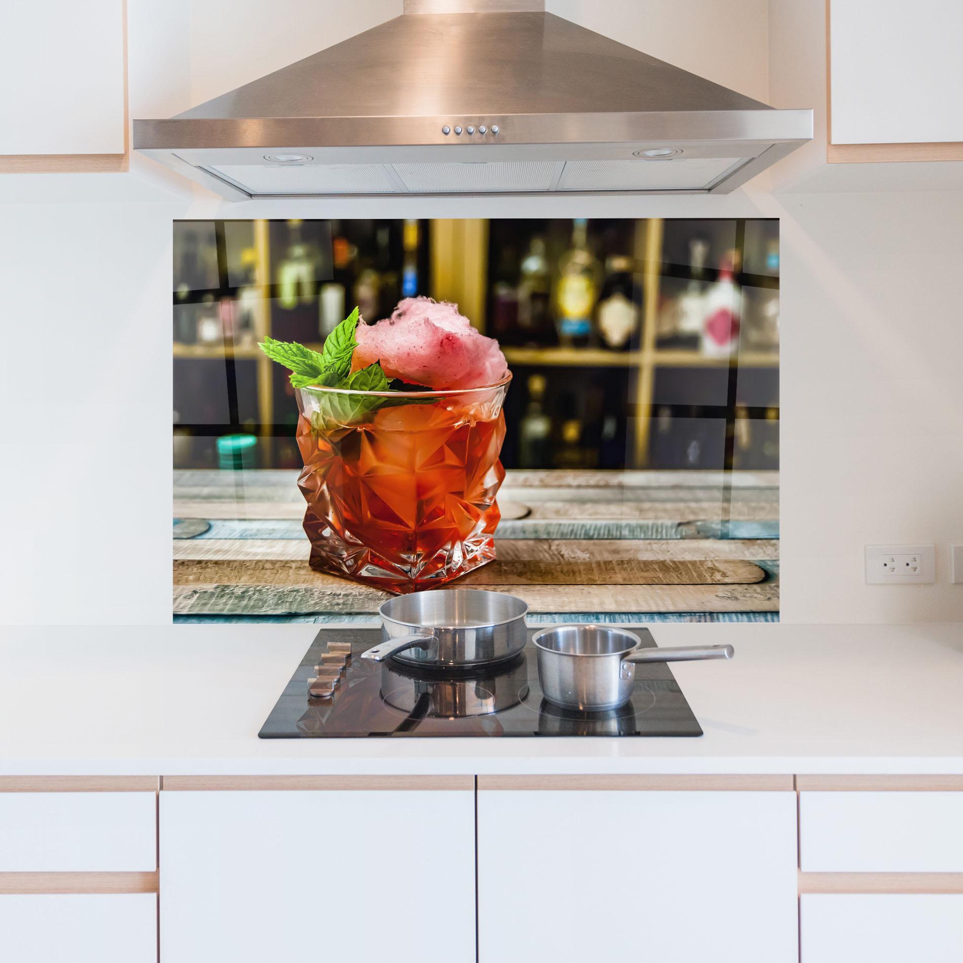 Panou Sticla Bucatarie Cola Drink mockup 5