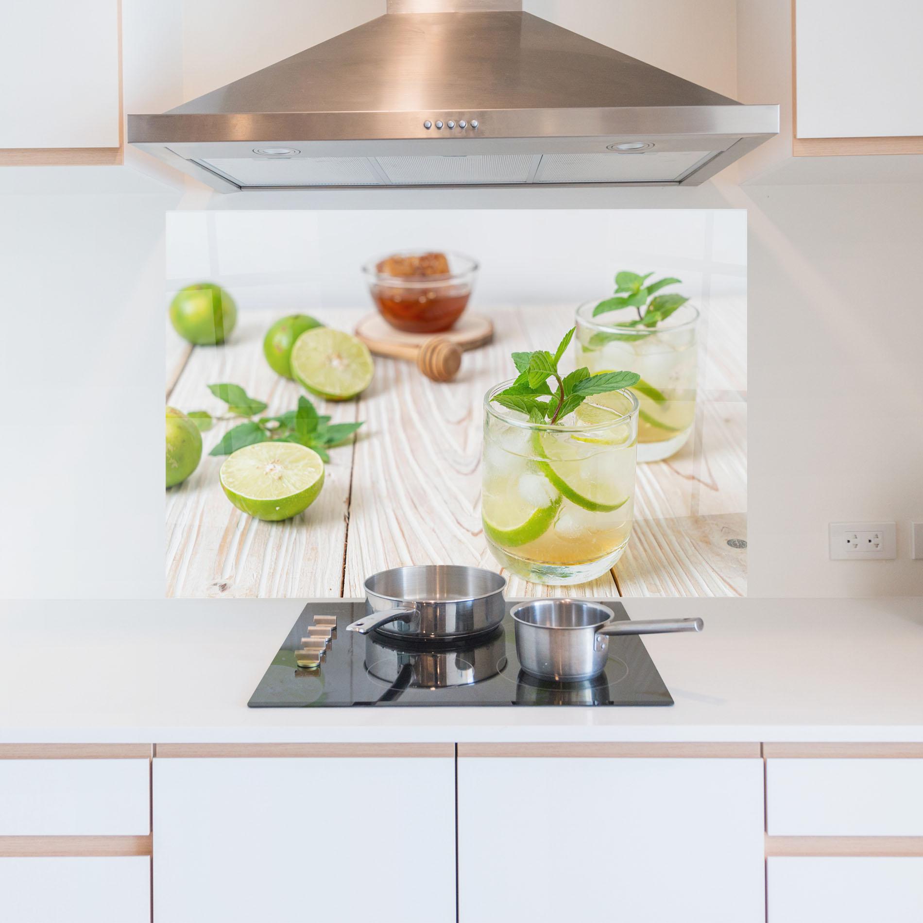 Panou Sticla Bucatarie Iced Honey mockup 5