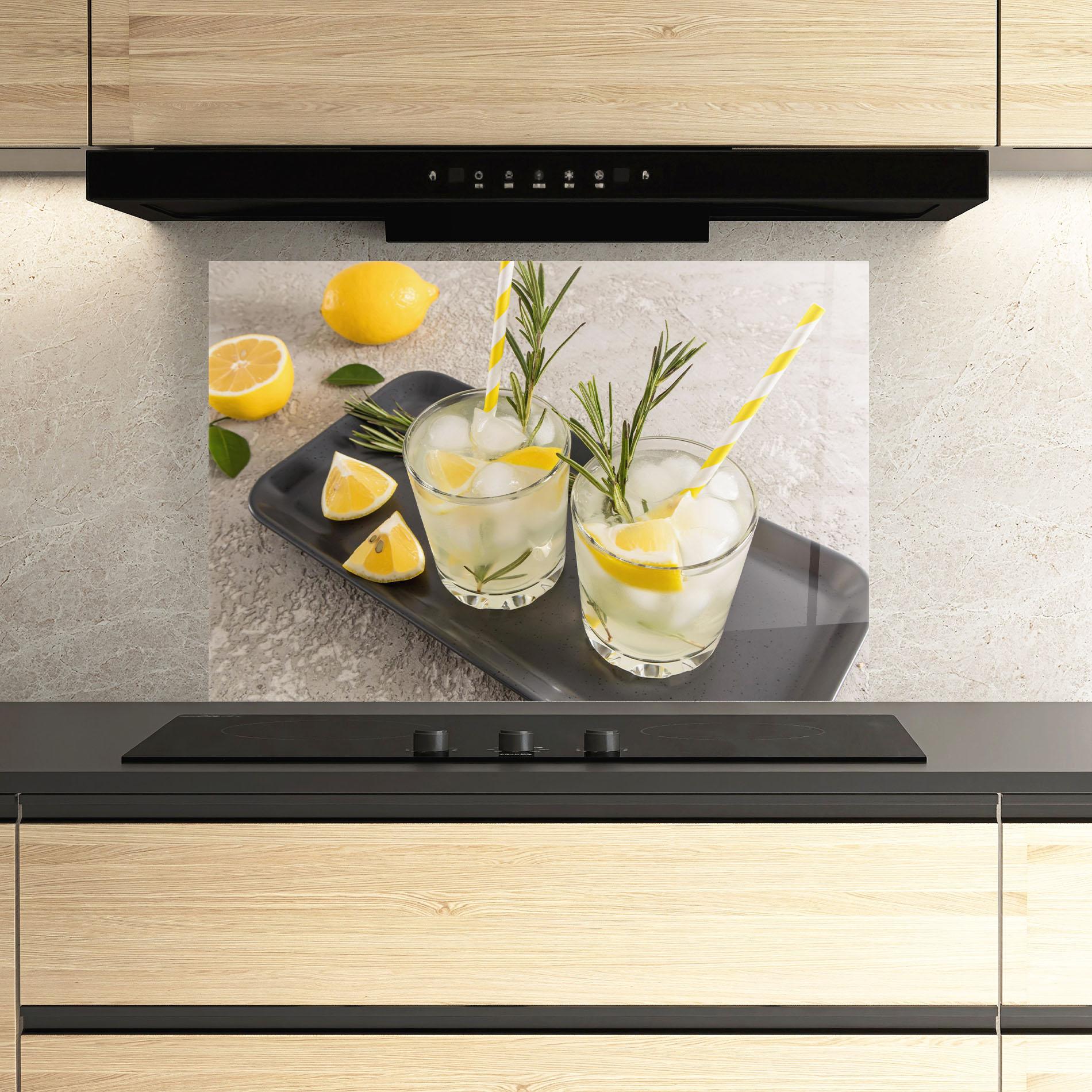 Panou Sticla Bucatarie Fruit Vitamin Water mockup 3