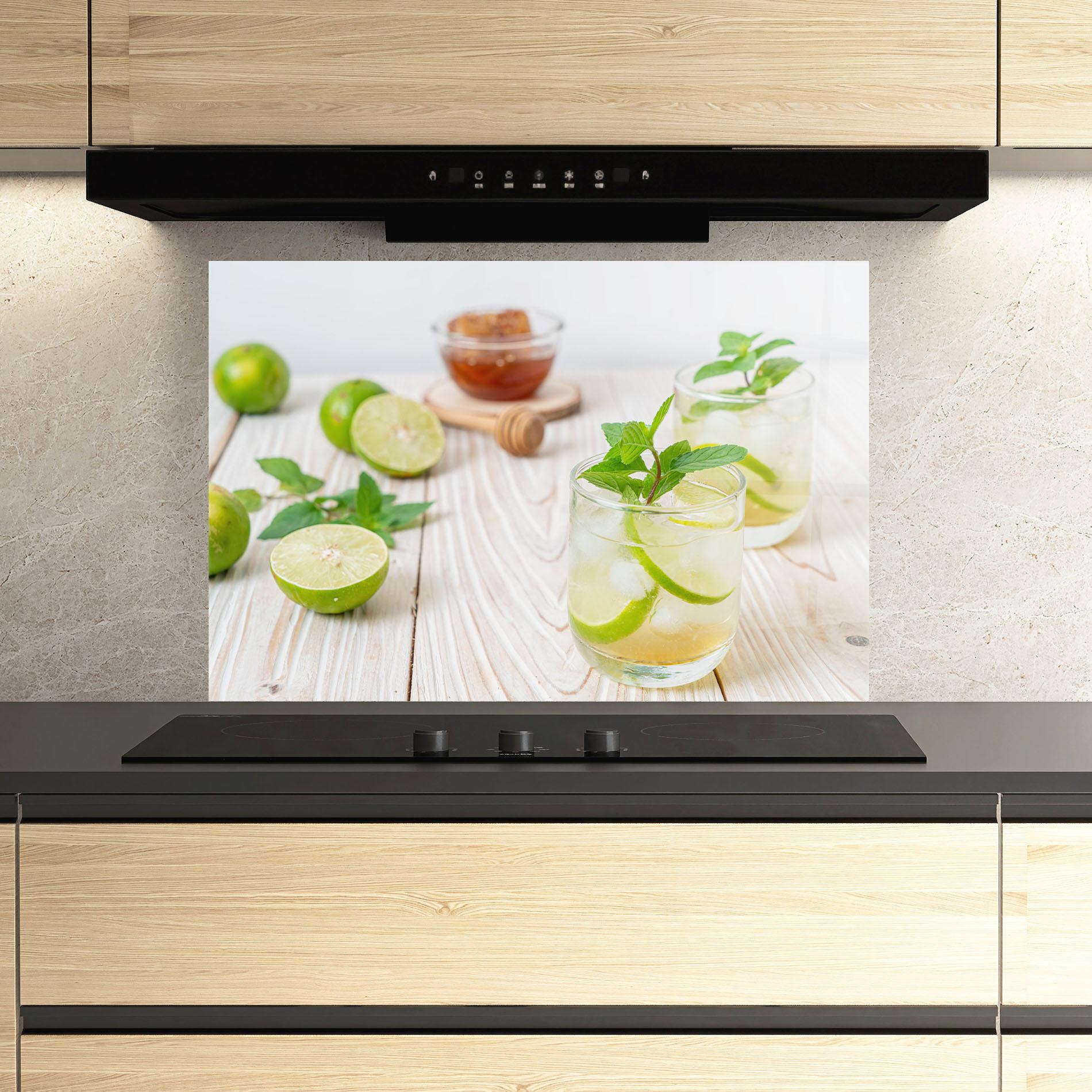 Panou Sticla Bucatarie Iced Honey mockup 3