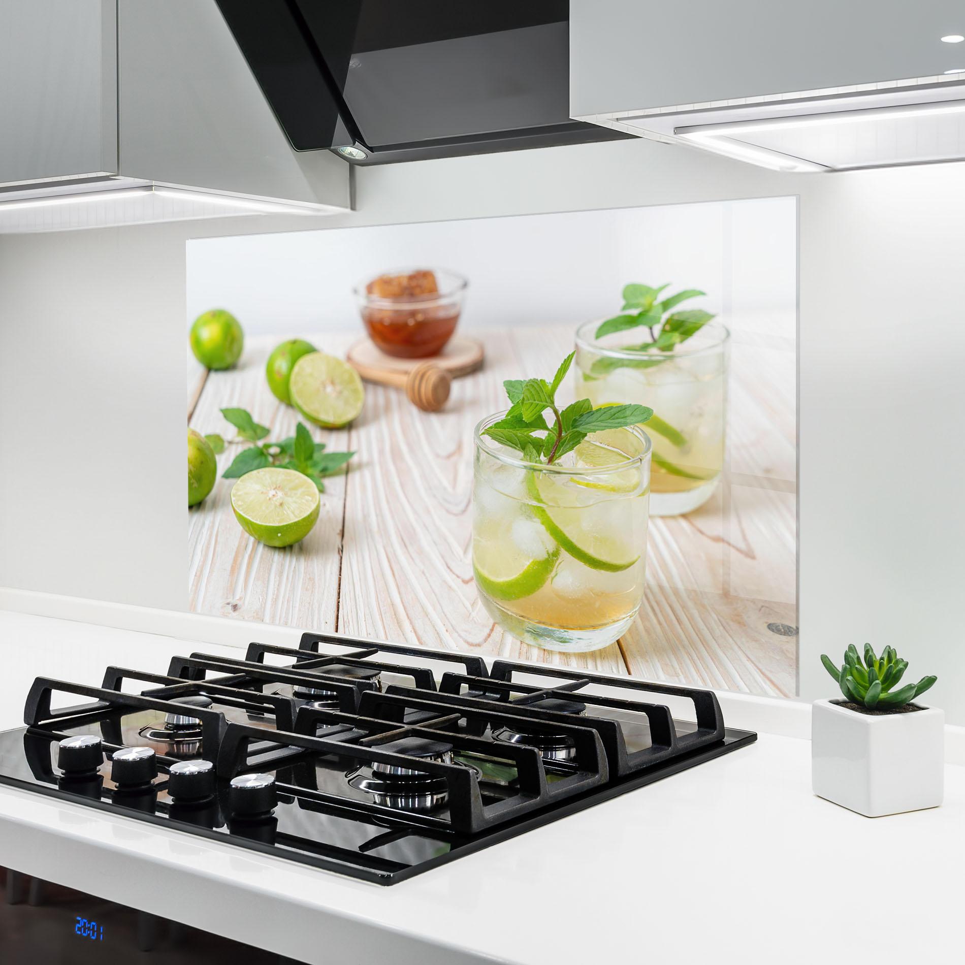 Panou Sticla Bucatarie Iced Honey mockup 6