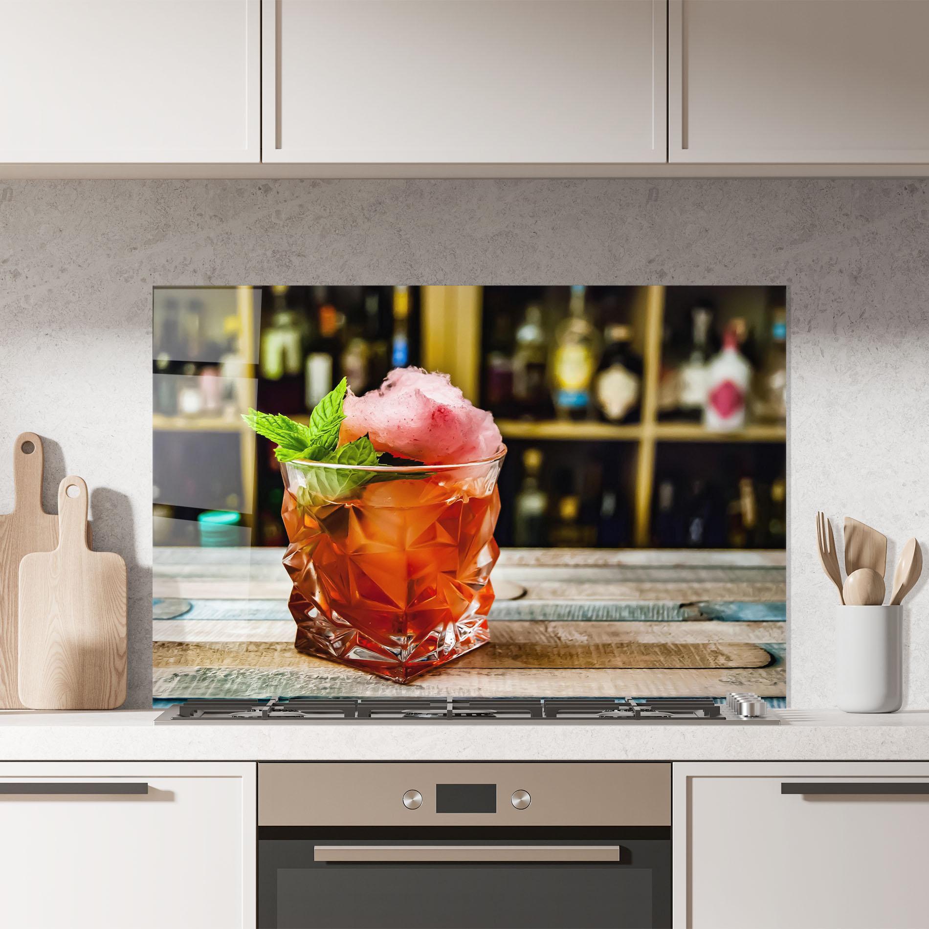 Panou Sticla Bucatarie Cola Drink mockup 7