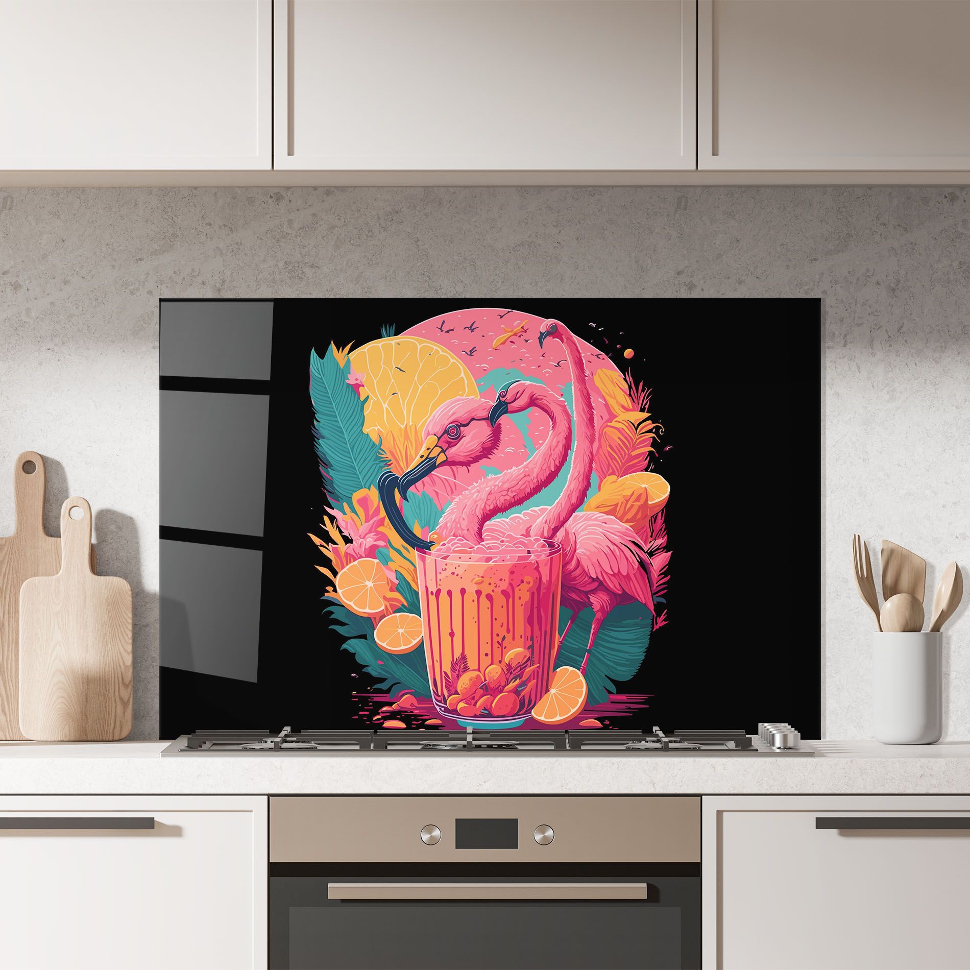 Pink Bird Drink mockup 7