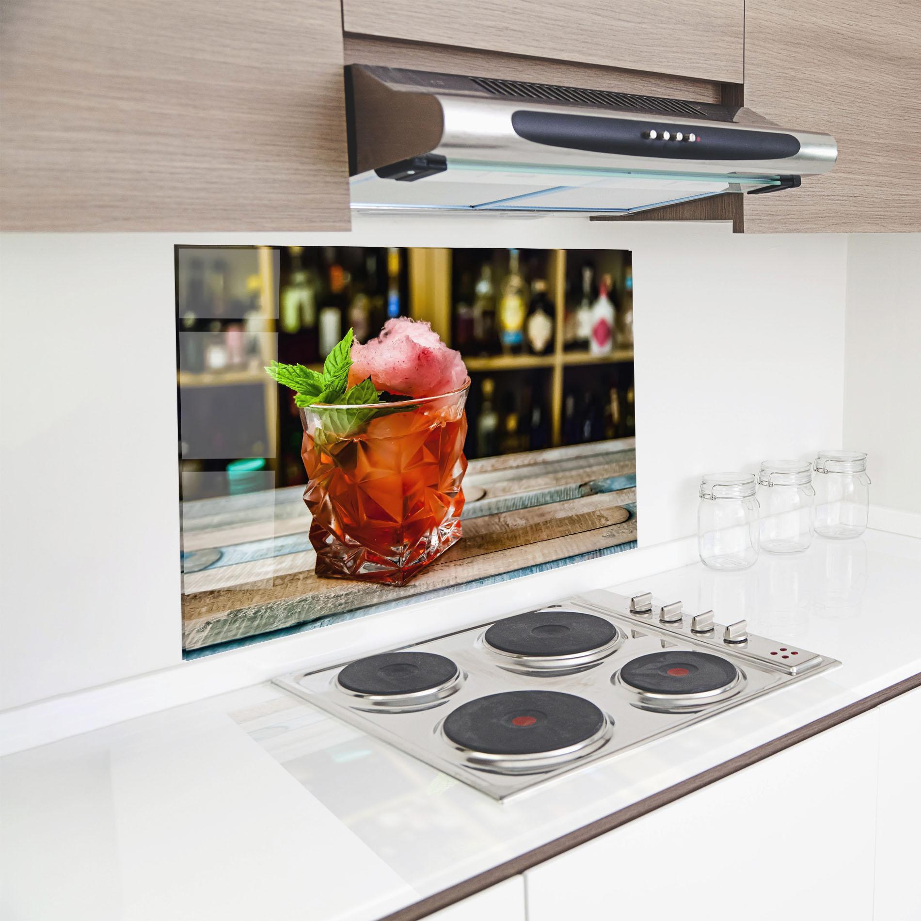 Panou Sticla Bucatarie Cola Drink mockup 8