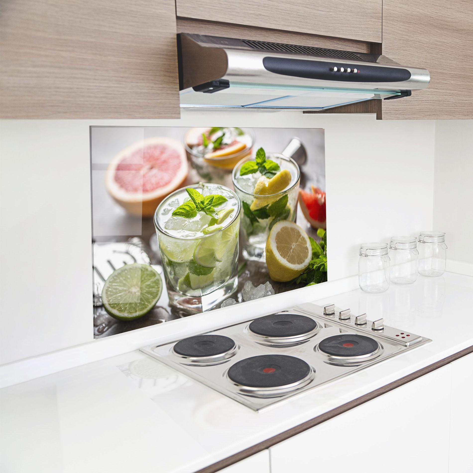 Panou Sticla Bucatarie Gin Tonic Drink mockup 8