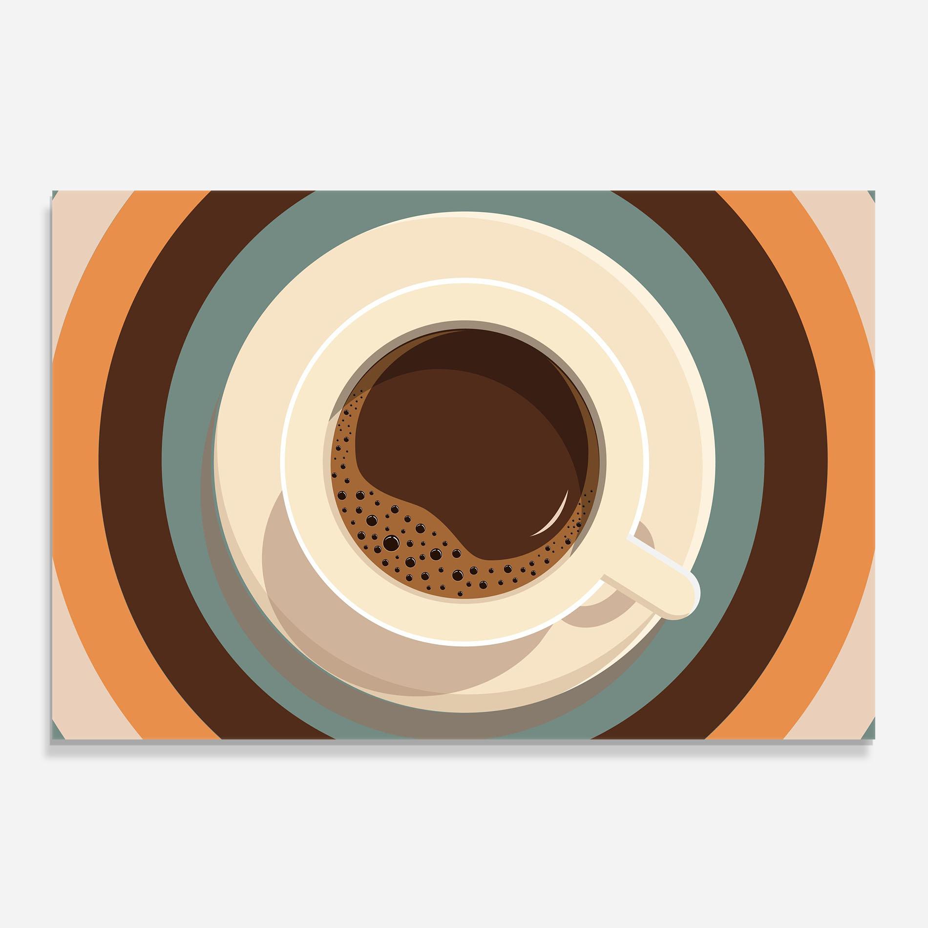 Panou Sticla Bucatarie Coffee Cup mockup 0