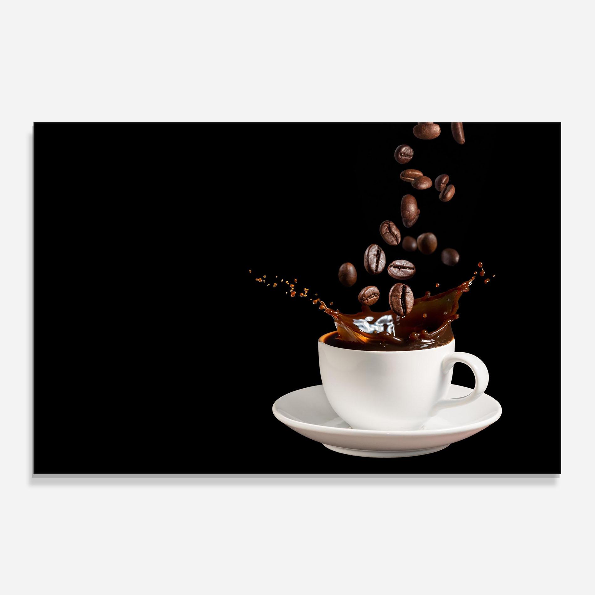 Panou Sticla Bucatarie Coffee Splashes mockup 0