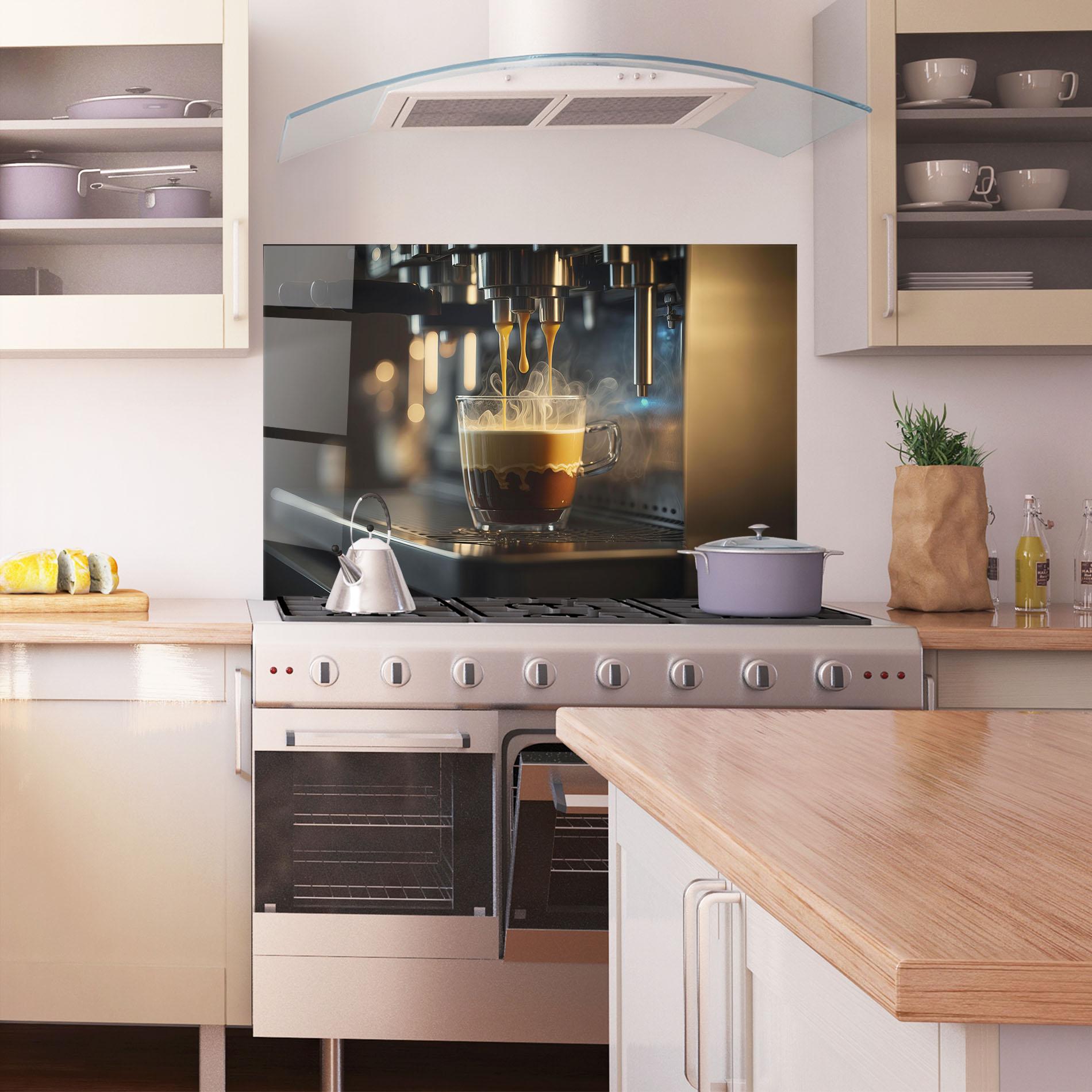 Panou Sticla Bucatarie Espresso Coffee mockup 1