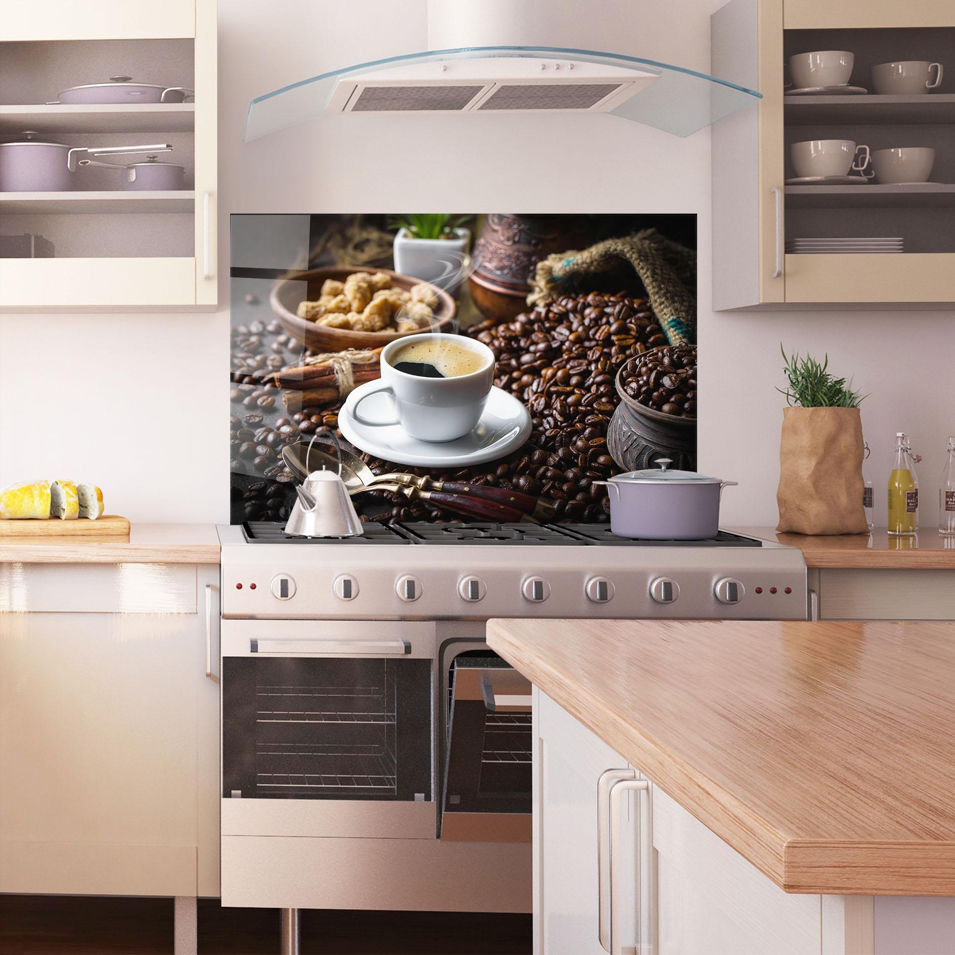 Panou Sticla Bucatarie Old Coffee Cup mockup 1