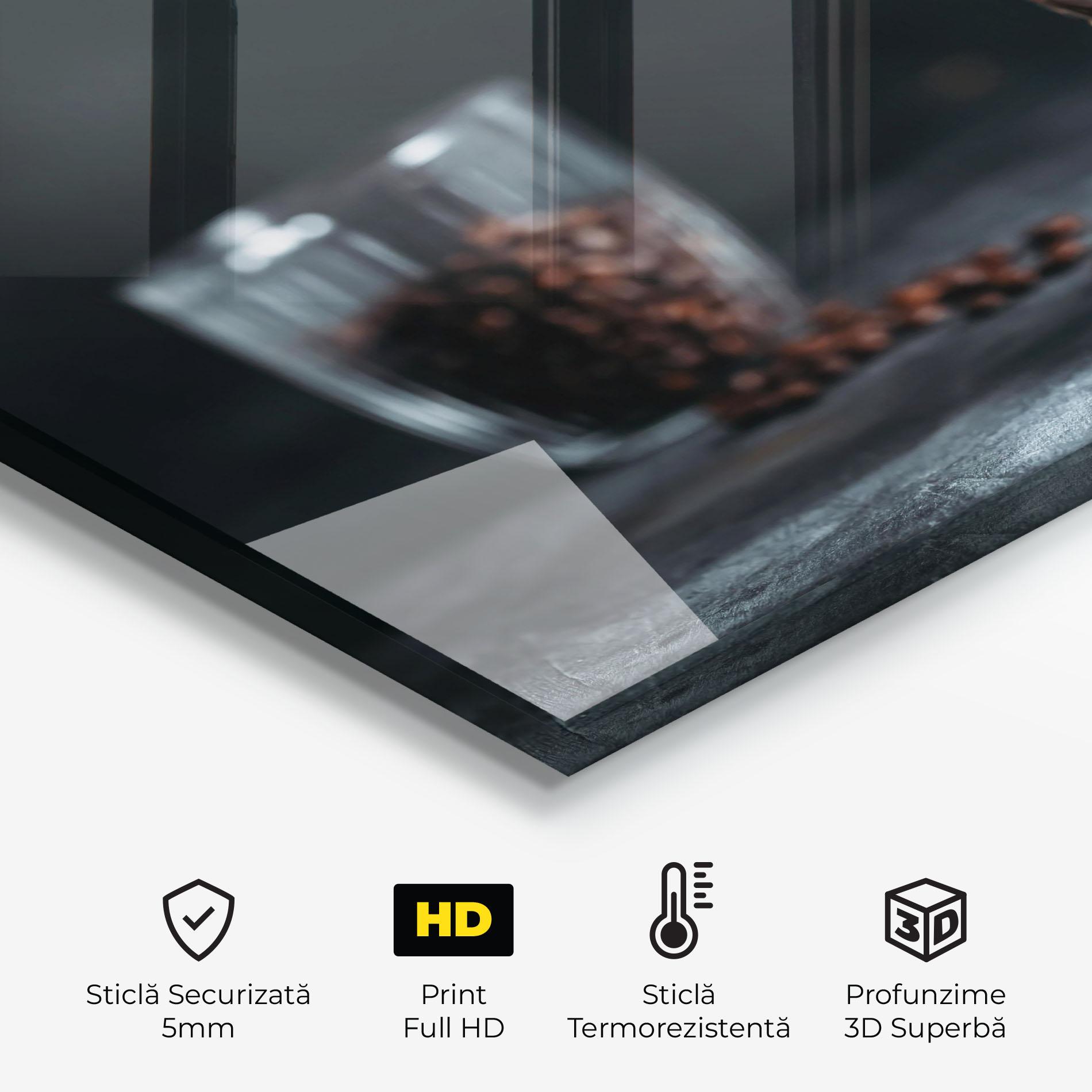 Panou Sticla Bucatarie Iced Coffee mockup 2