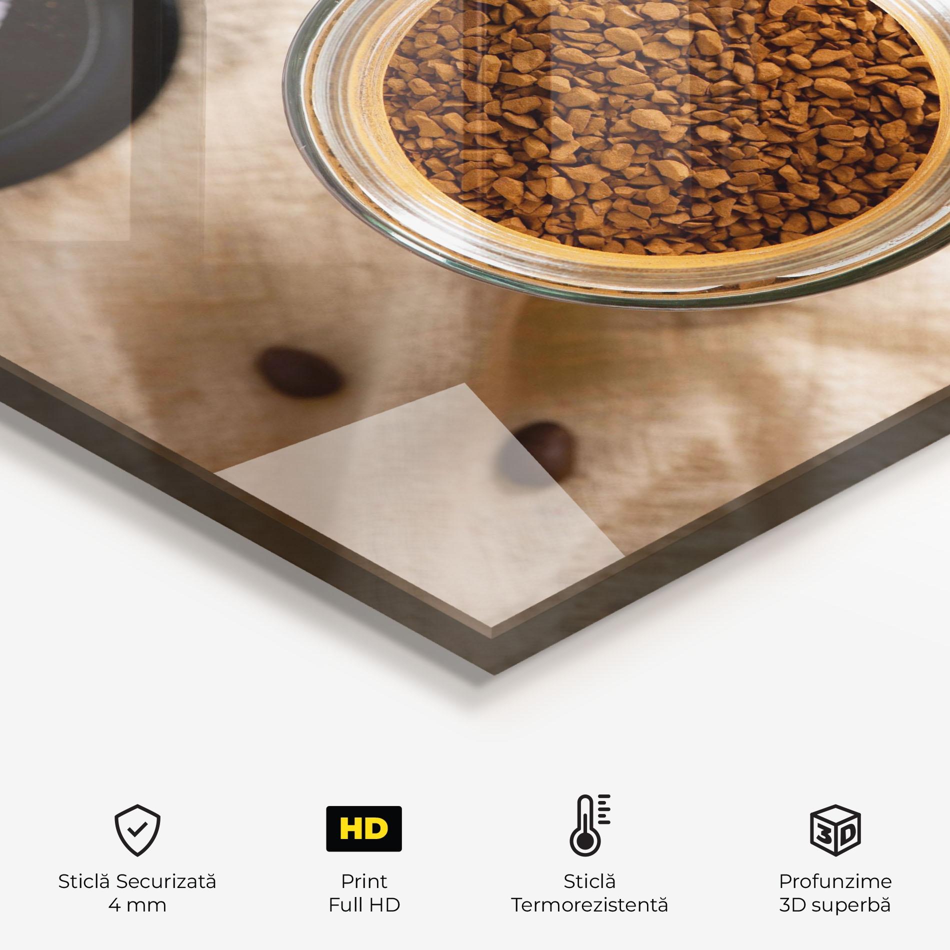 Panou Sticla Bucatarie Ground Coffee mockup 2
