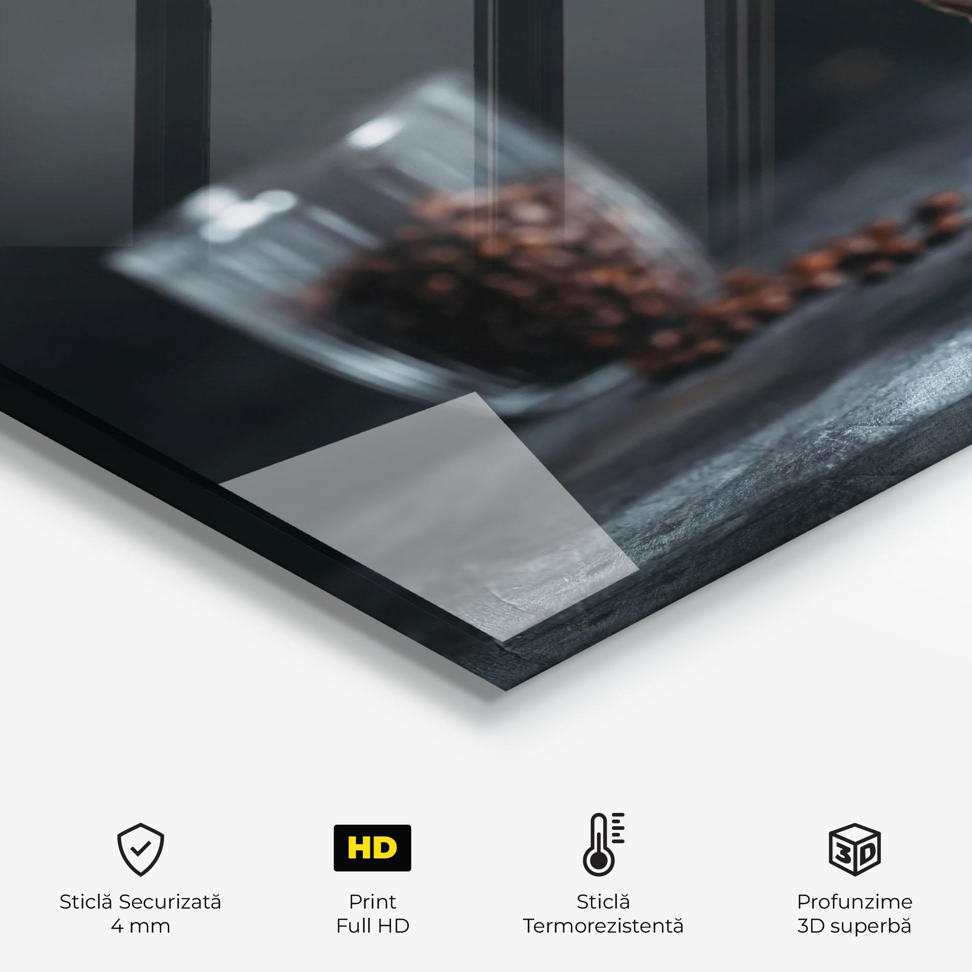 Panou Sticla Bucatarie Iced Coffee mockup 2