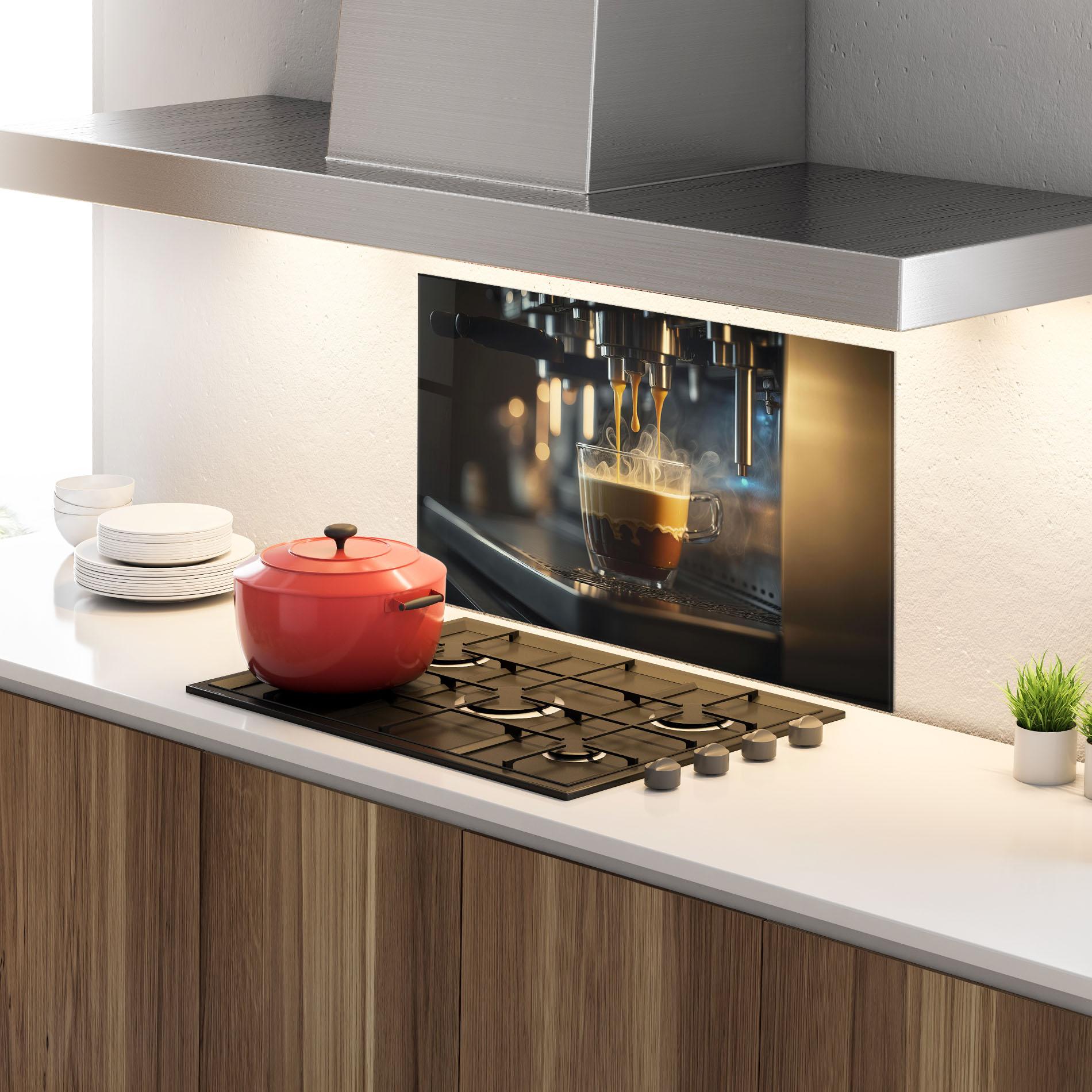 Panou Sticla Bucatarie Espresso Coffee mockup 4