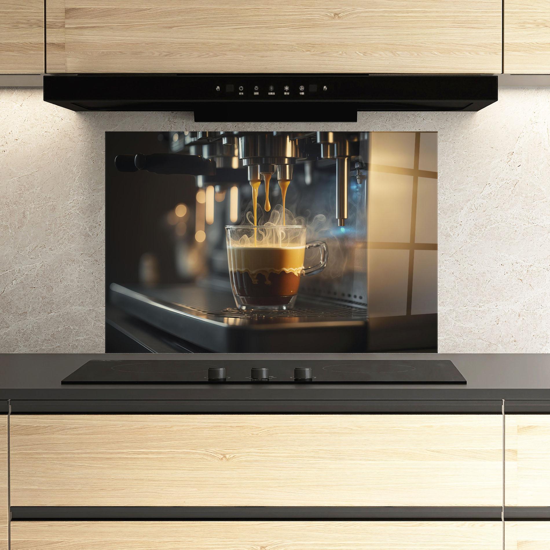 Panou Sticla Bucatarie Espresso Coffee mockup 3