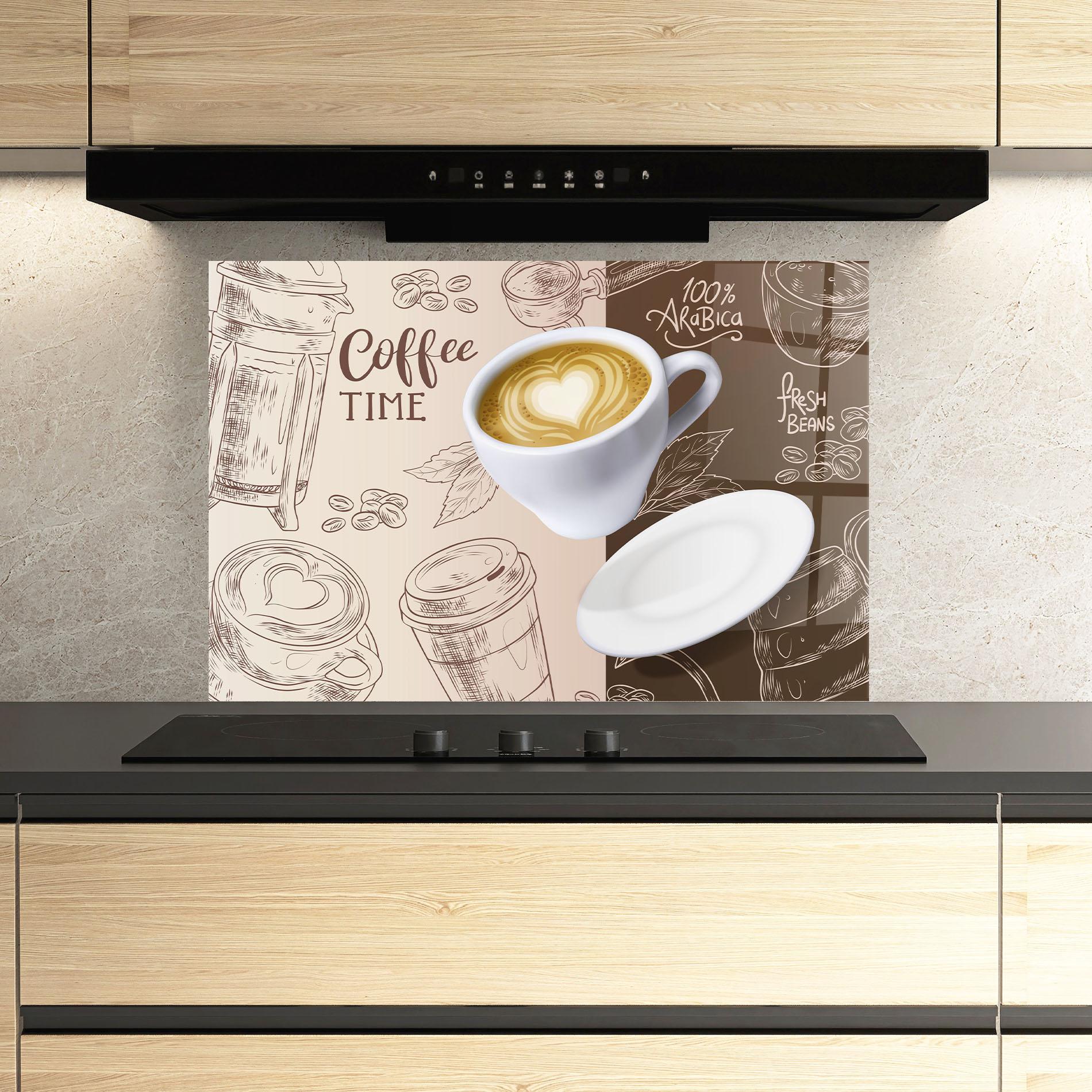 Panou Sticla Bucatarie Fresh Beans mockup 3