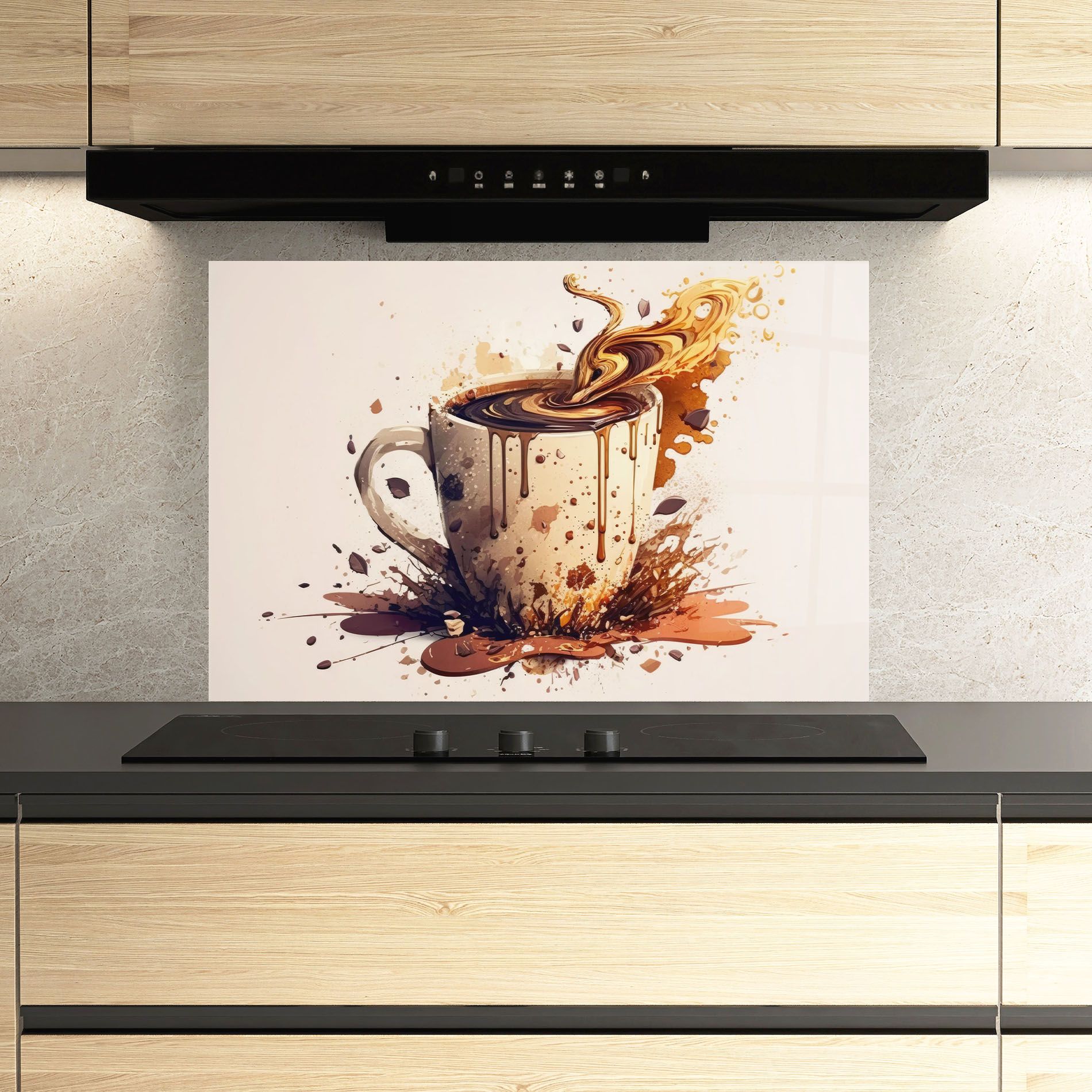 Watercolor Cappuccino mockup 3