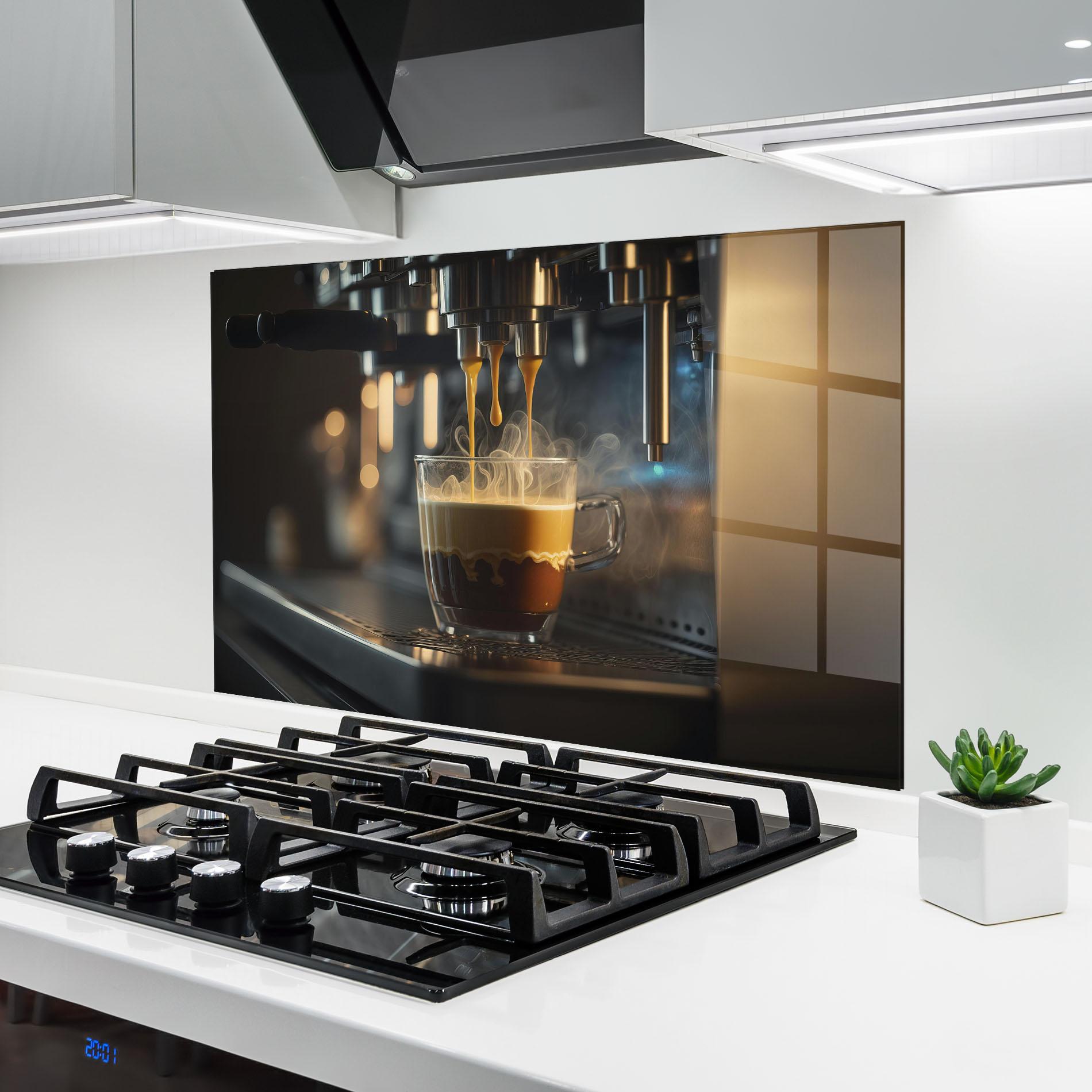 Panou Sticla Bucatarie Espresso Coffee mockup 6