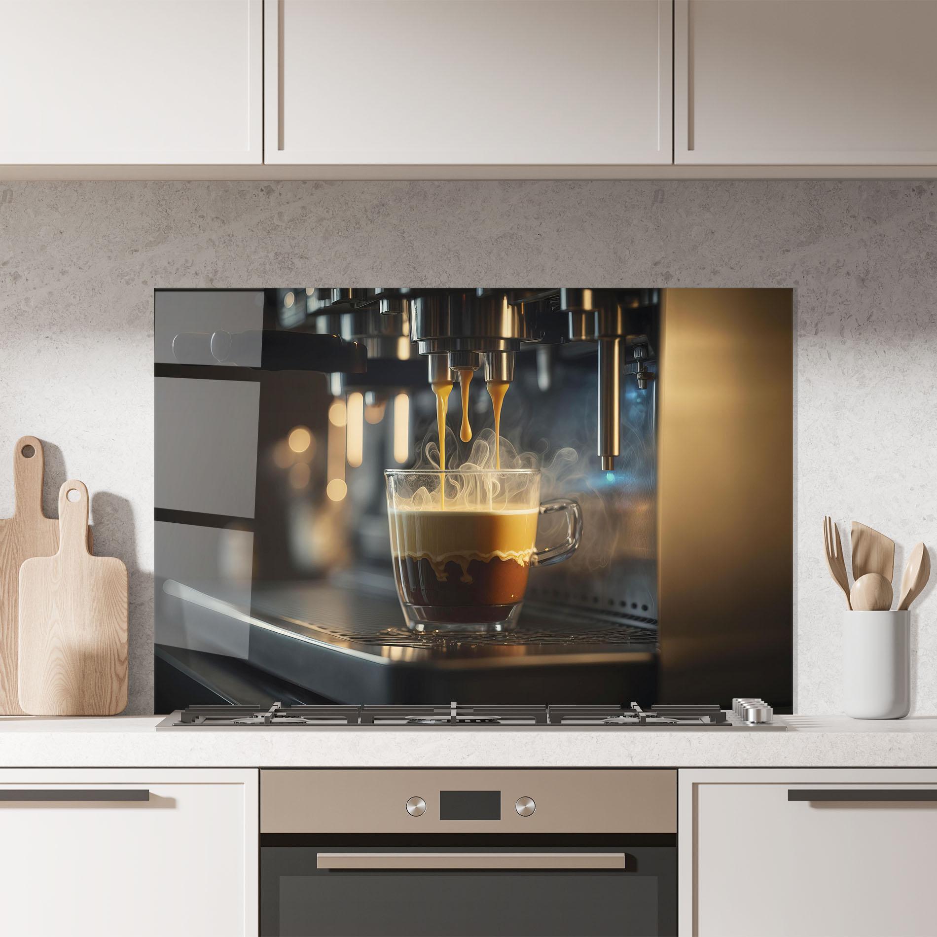 Panou Sticla Bucatarie Espresso Coffee mockup 7