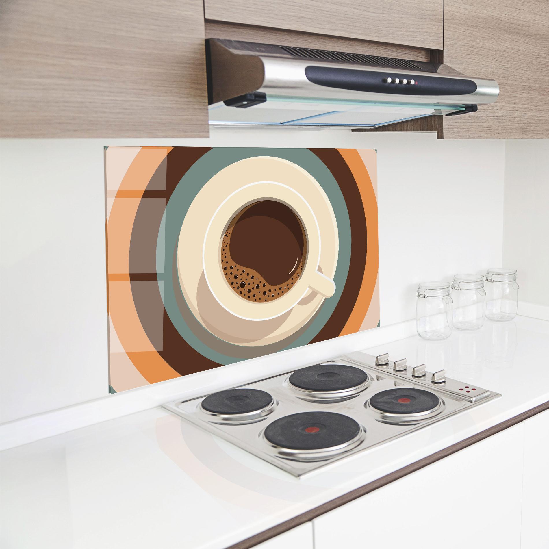 Panou Sticla Bucatarie Coffee Cup mockup 8