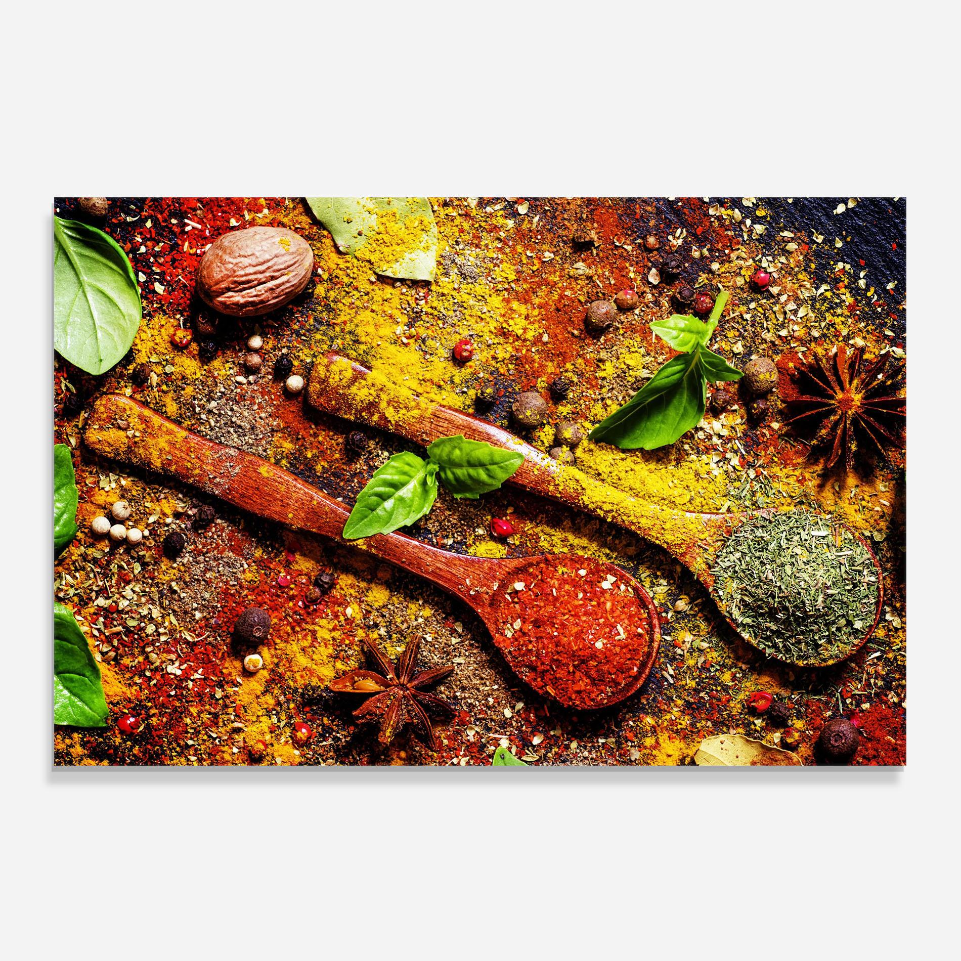 Panou Sticla Bucatarie Dried Herbs mockup 0