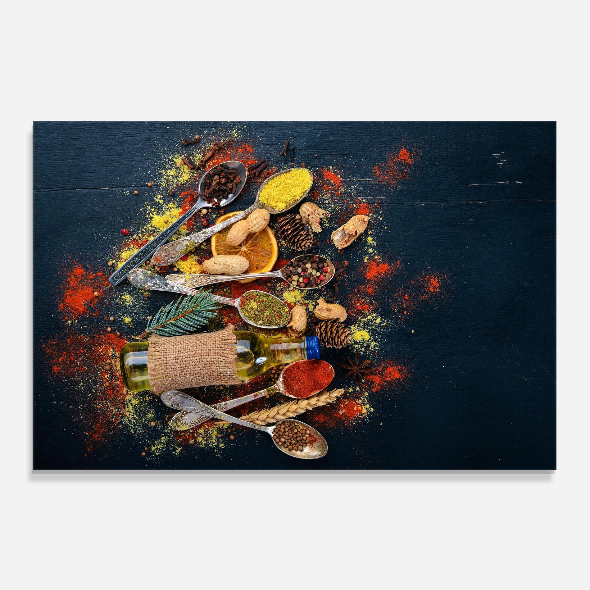 Panou Sticla Bucatarie Indian Cuisine mockup 0