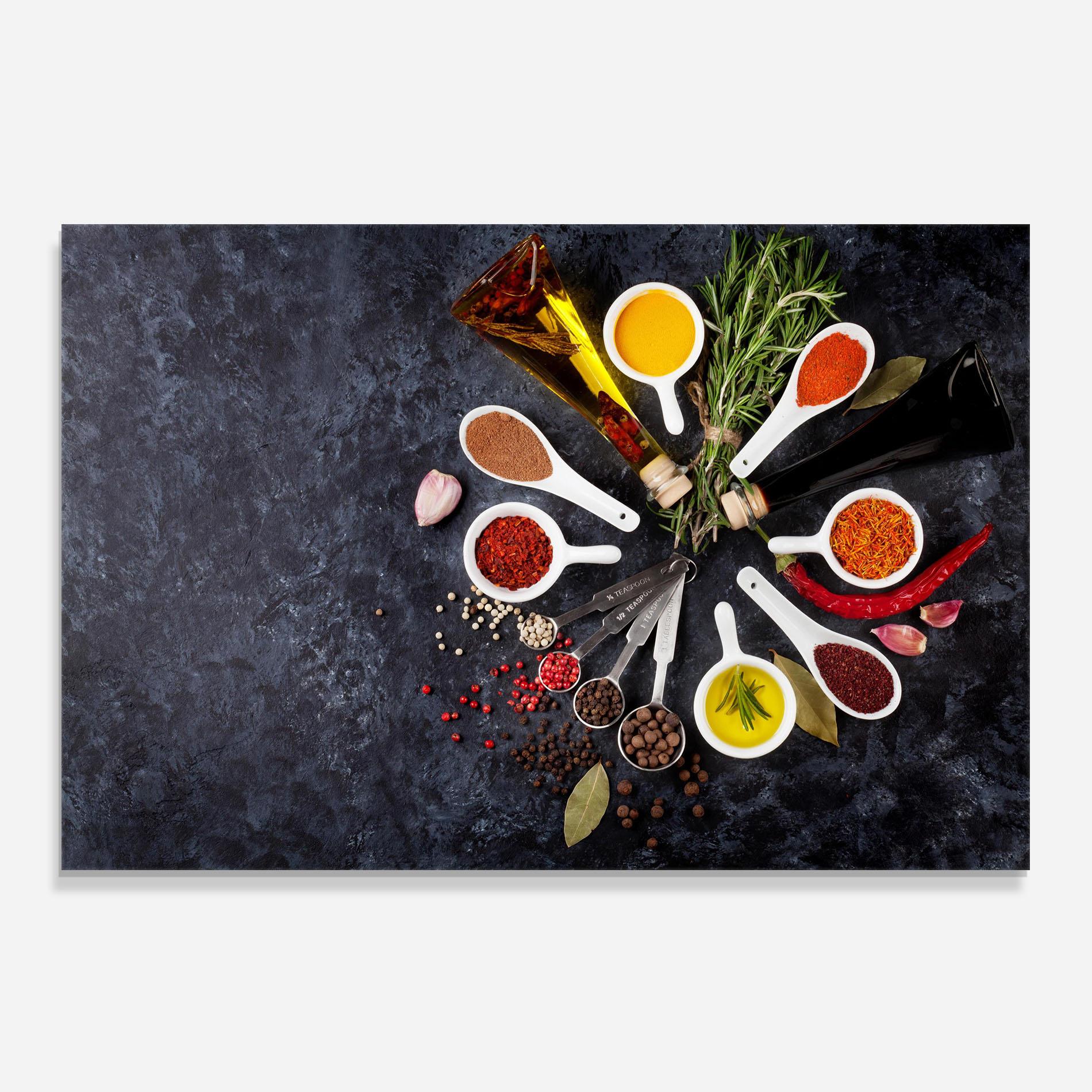 Panou Sticla Bucatarie Spices mockup 0