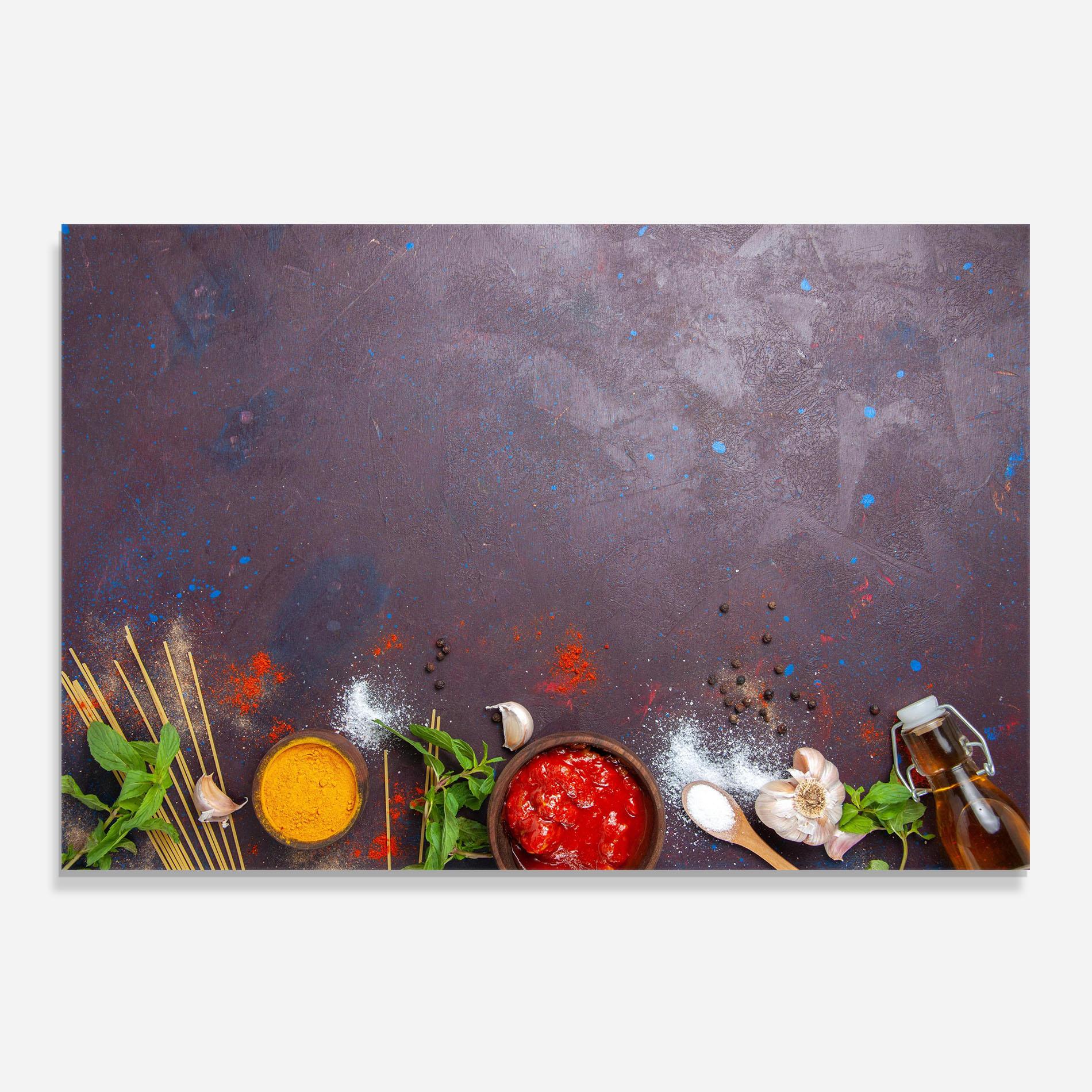 Panou Sticla Bucatarie Tomato Sauce mockup 0